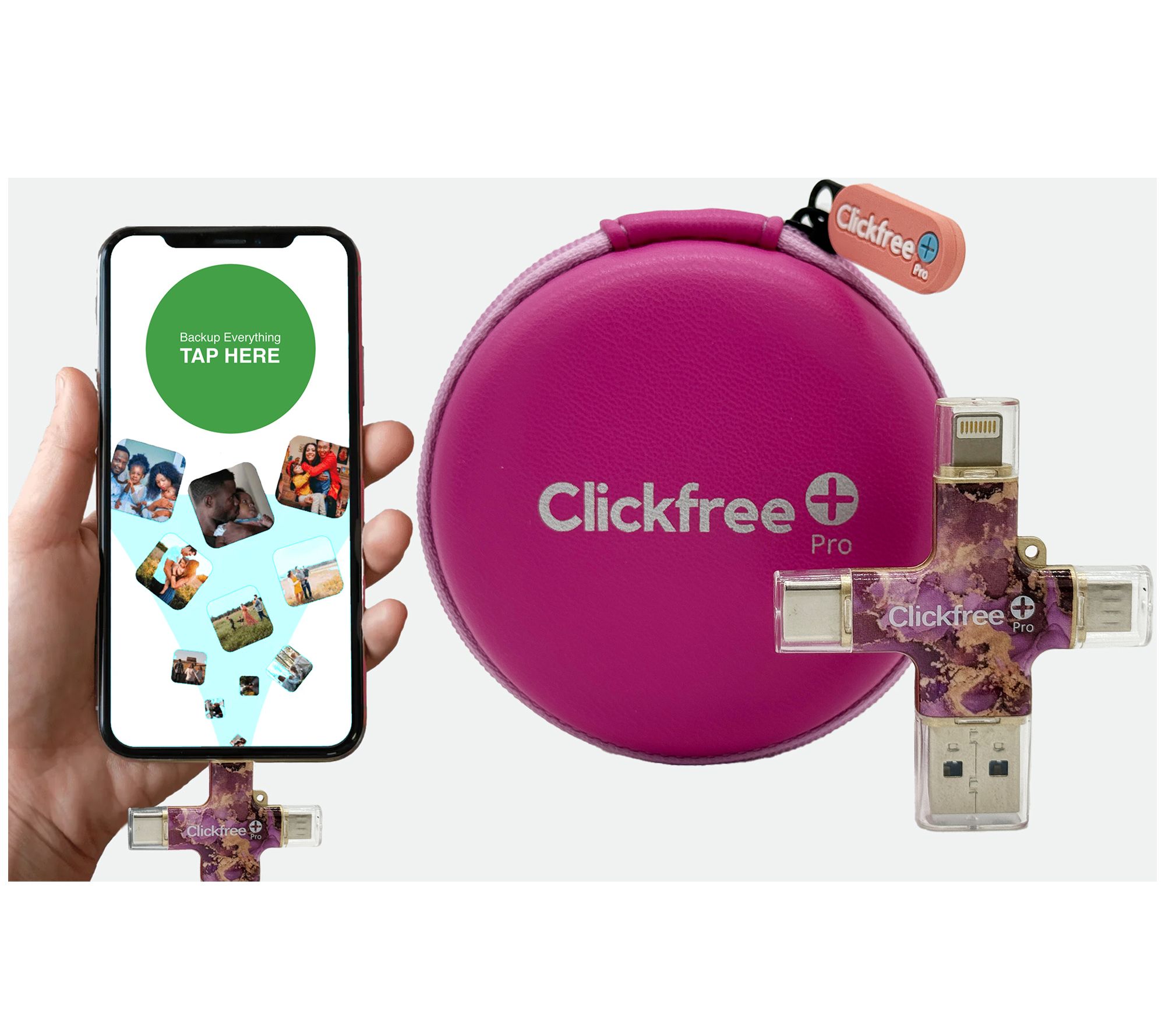 Clickfree Pro 100GB Storage Universal Photo & Video Saver