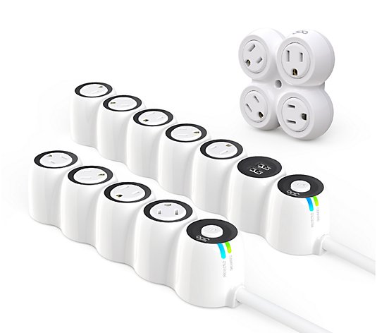 360 Electrical 3-Pc Surge Protector Bundle w/4-Port Rotating Outlet