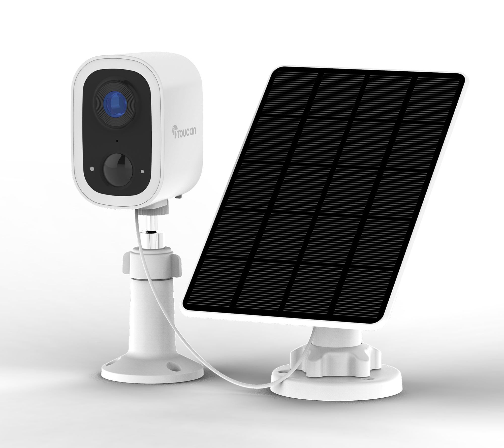 Toucan Wireless 2K S4 Security Camera and Solar Panel Bundle