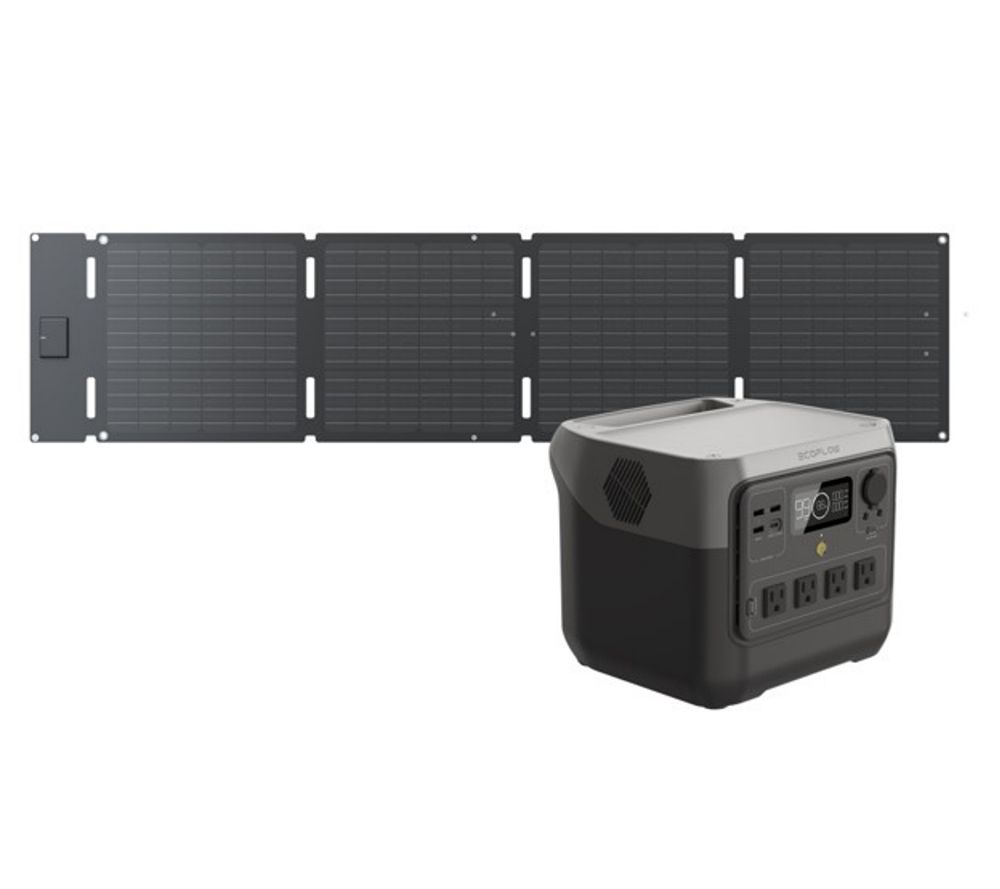 Ecoflow River 2 768Wh Portable Power Station w/ 60W Solar
