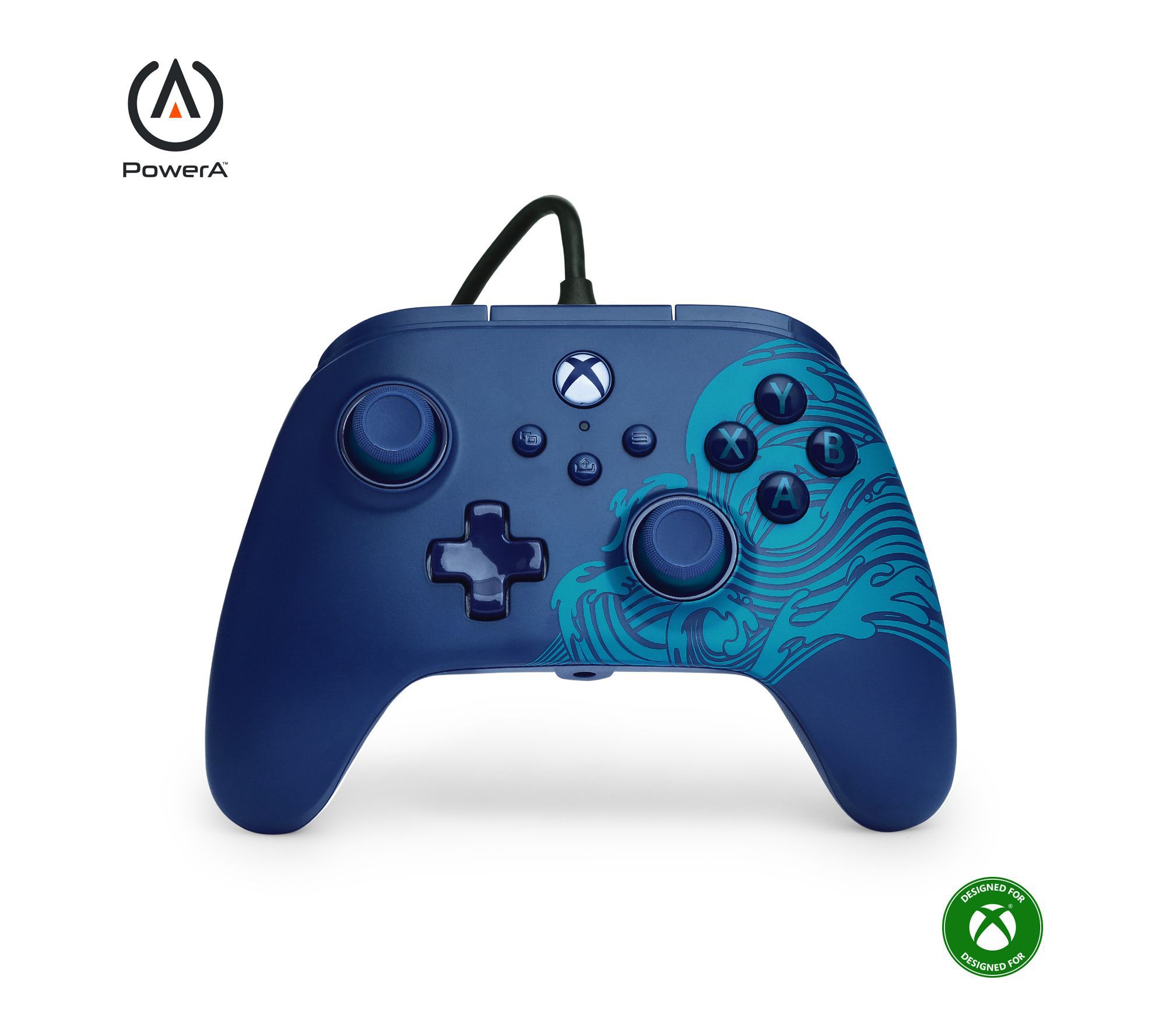 PowerA Advantage Wired Controller Blue Wave for Xbox X/S