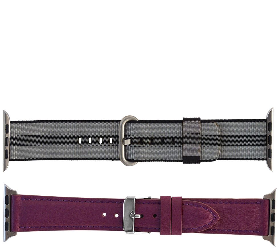 Digital Basics Apple Watch 42/44mm Nylon and Leather Band
