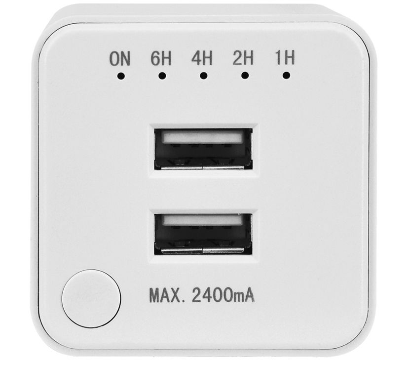 Link2Home Dual USB Port Wall Charger with Timer - QVC.com