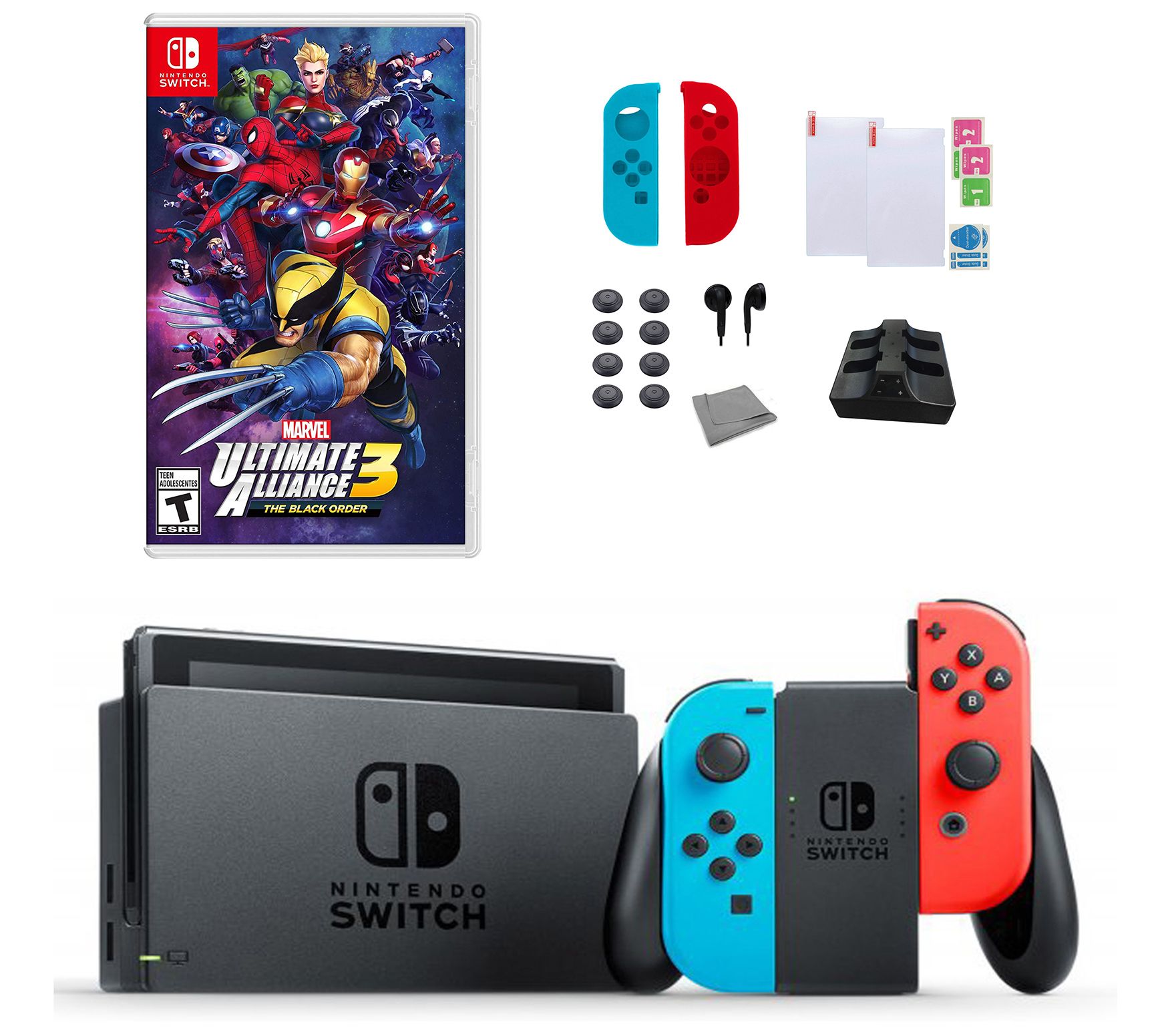 Nintendo Switch Neon Marvel Ultimate Alliance 3 Qvccom