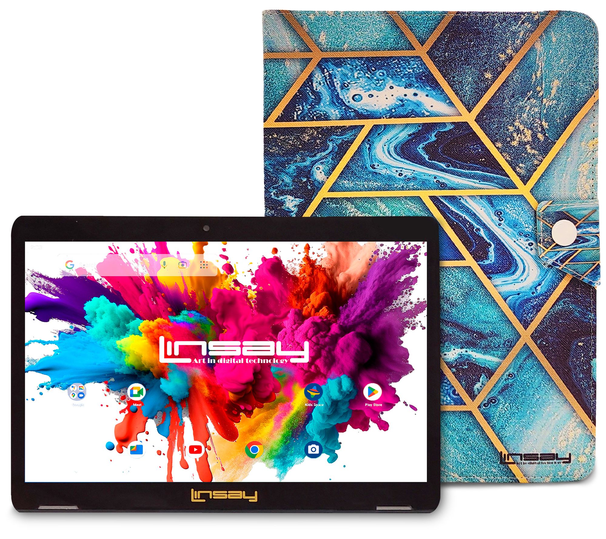 LINSAY Tab Octa Core 128GB w/ Case Edition