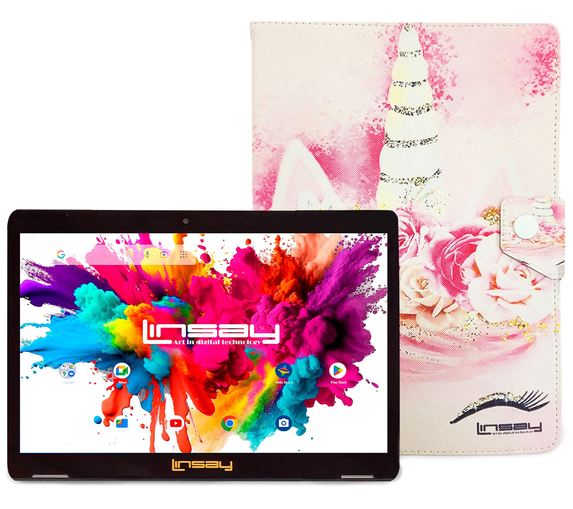 LINSAY Tab Octa Core 128GB w/ Case Edition