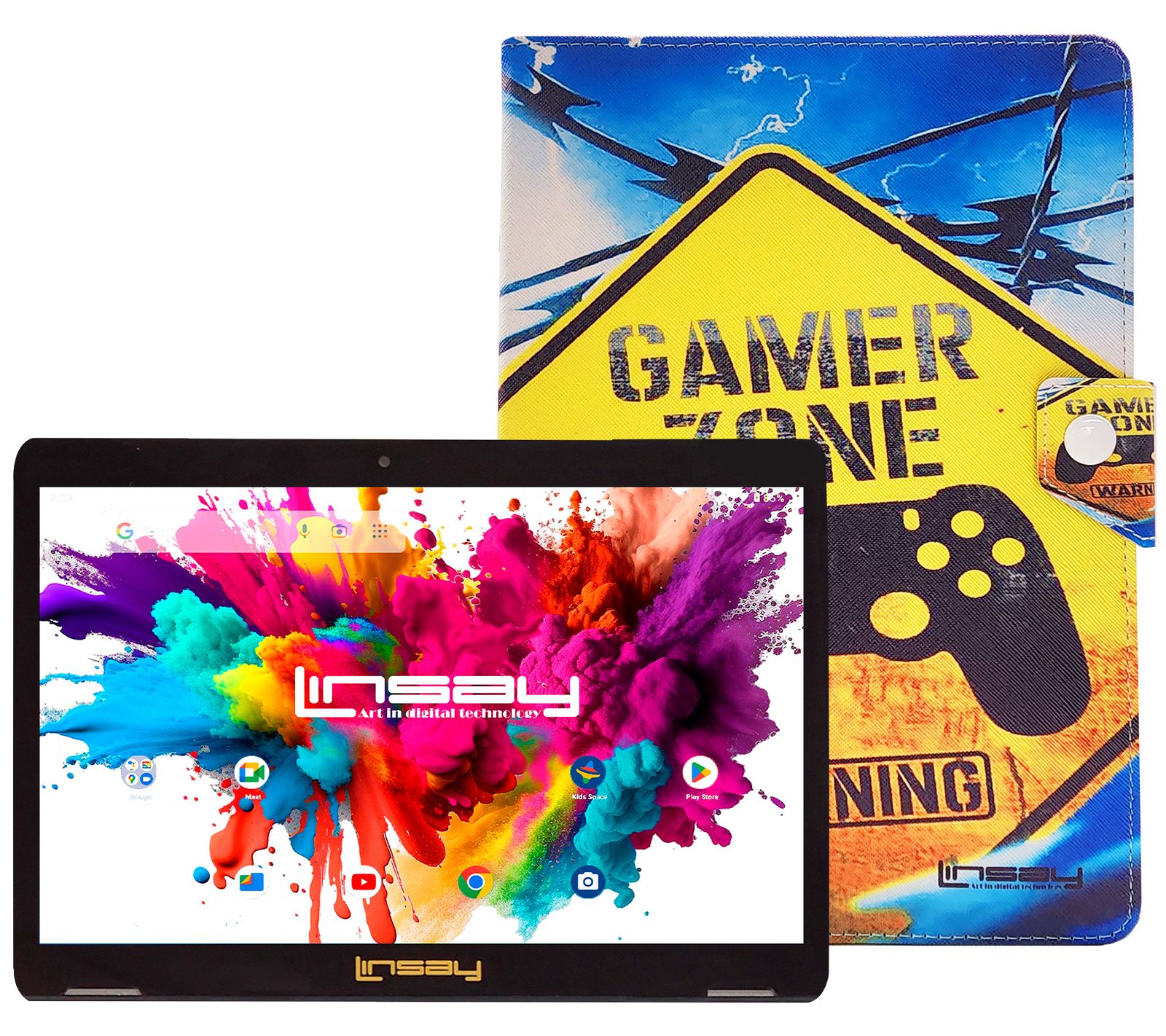 LINSAY Tab Octa Core 128GB w/ Case Edition