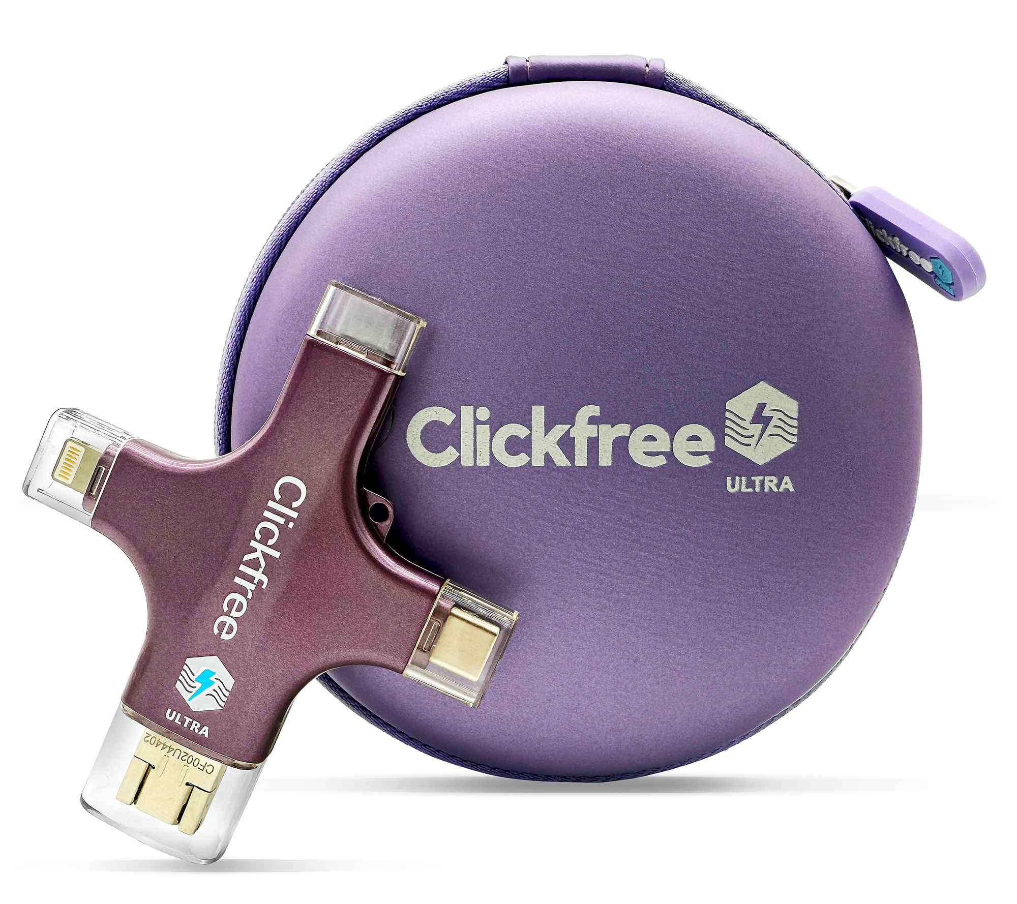 Clickfree Ultra 128GB Photo & Video Storage with 20PG Photobook