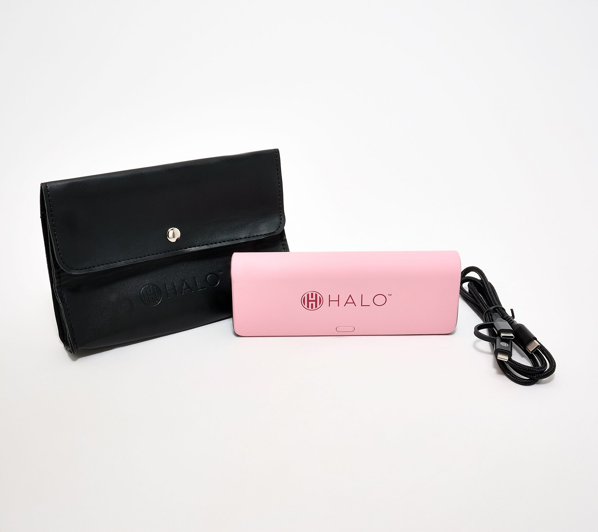 HALO_20,000mAh Slim Portable Power Bank w/ Pouch & 2-in-1 Cable