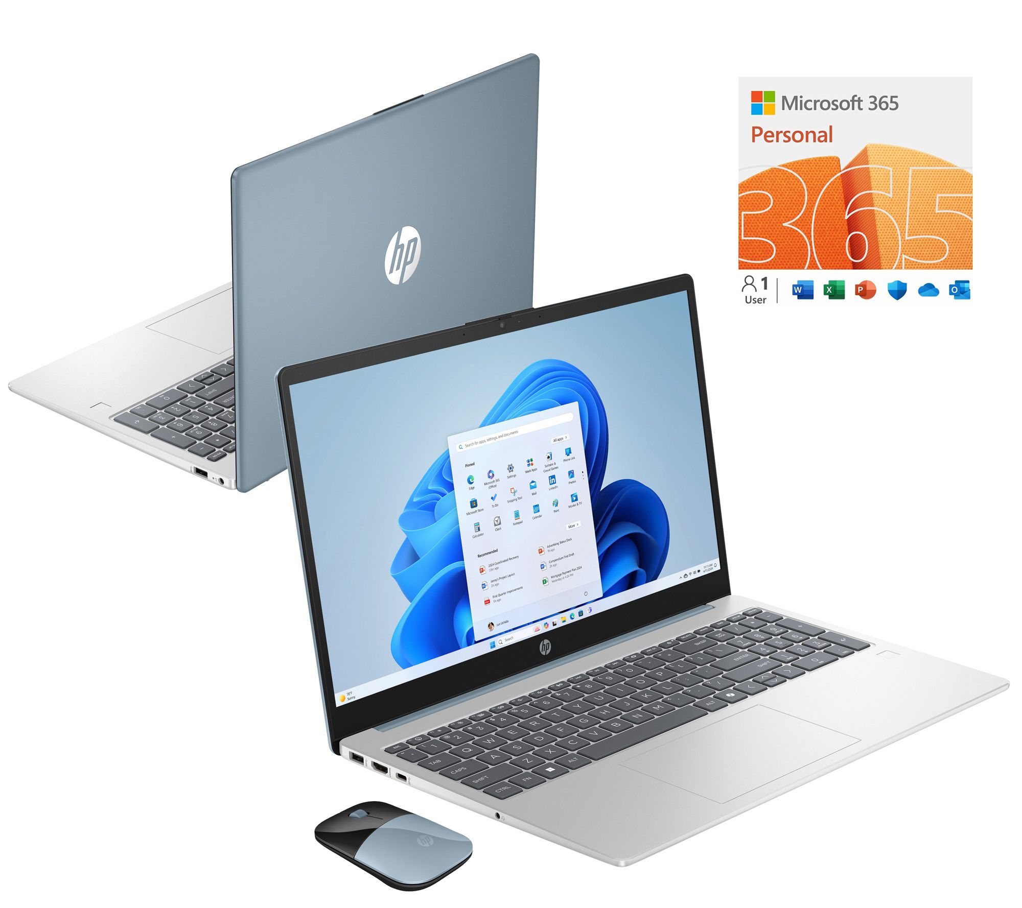 HP 15" Touch N100 4GB RAM 128GB SSD w/ MS365 and Voucher