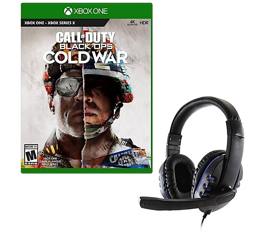 Call of Duty: Black Ops Cold War Game for XboxOne w/ Headset