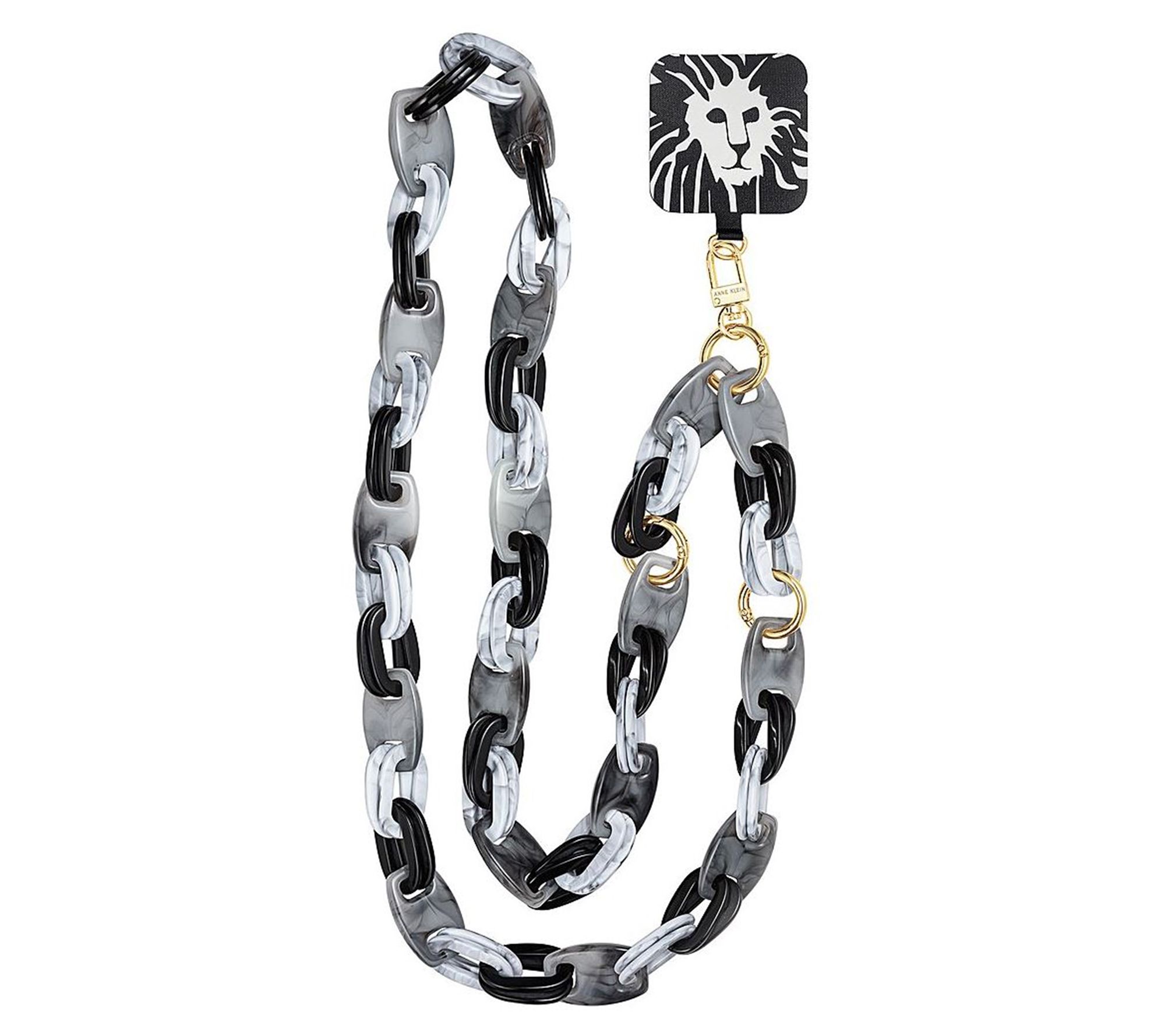 Anne Klein WITHit Acrylic Crossbody Chain for iPhone