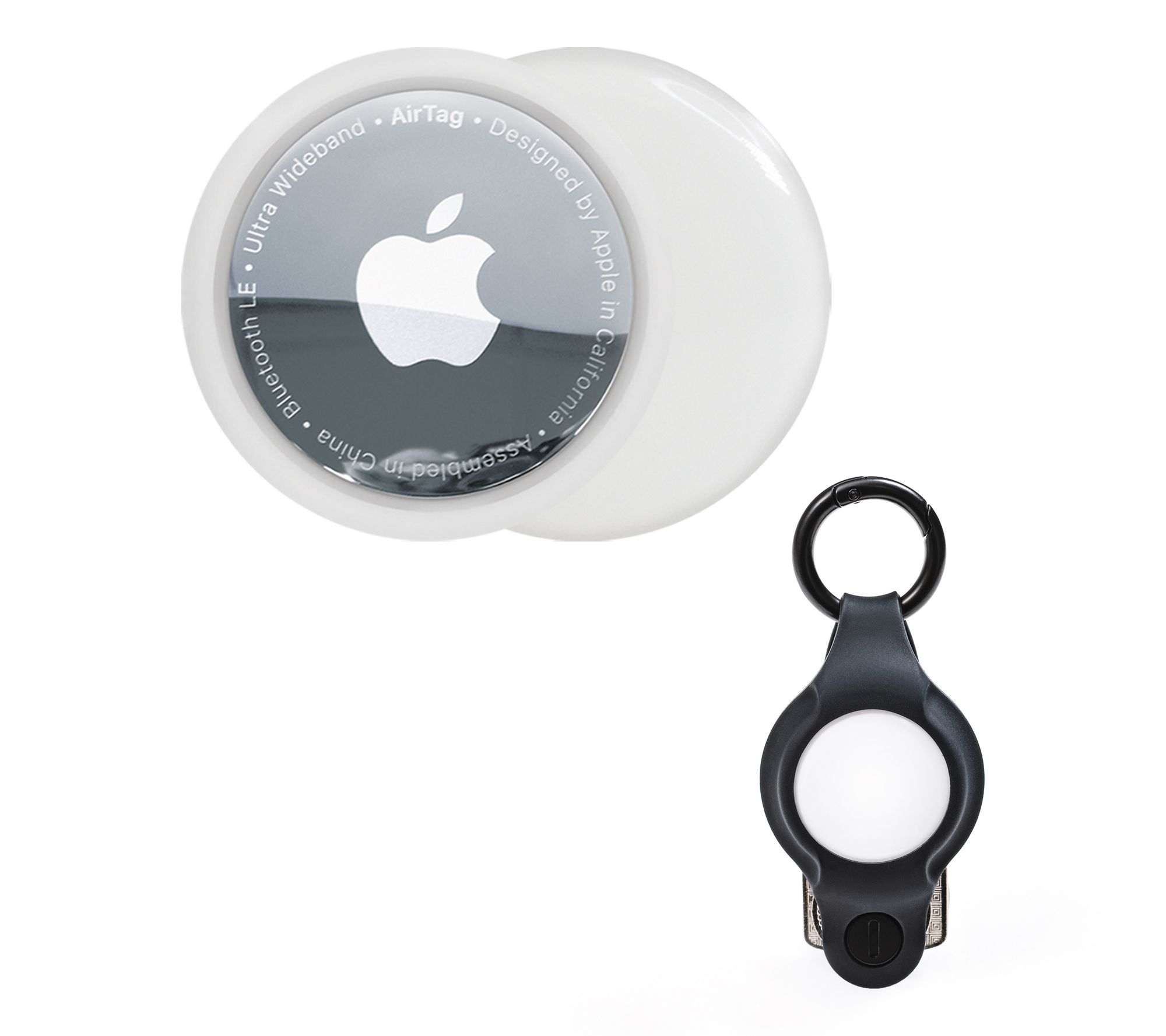 Curv Group Apple AirTag w/ KeySmart Air Flex Silicone Holder