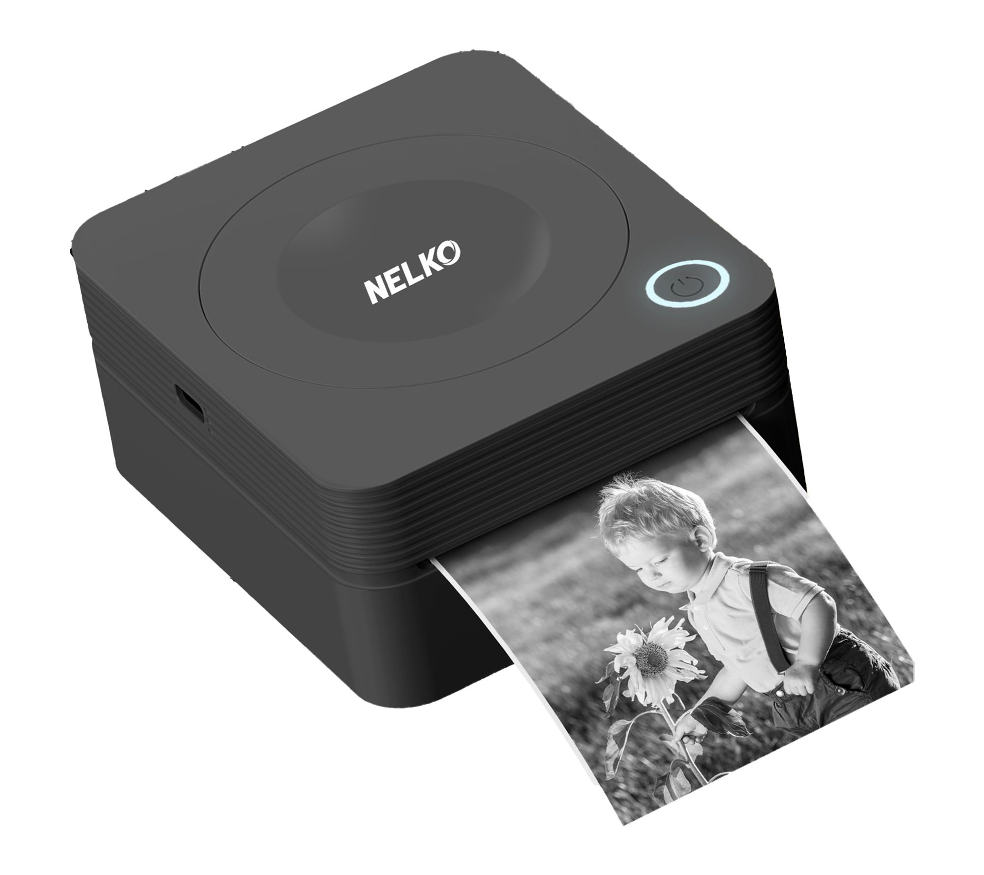 Nelko PM230 Portable Bluetooth Sticker Printerwith 2 Rolls