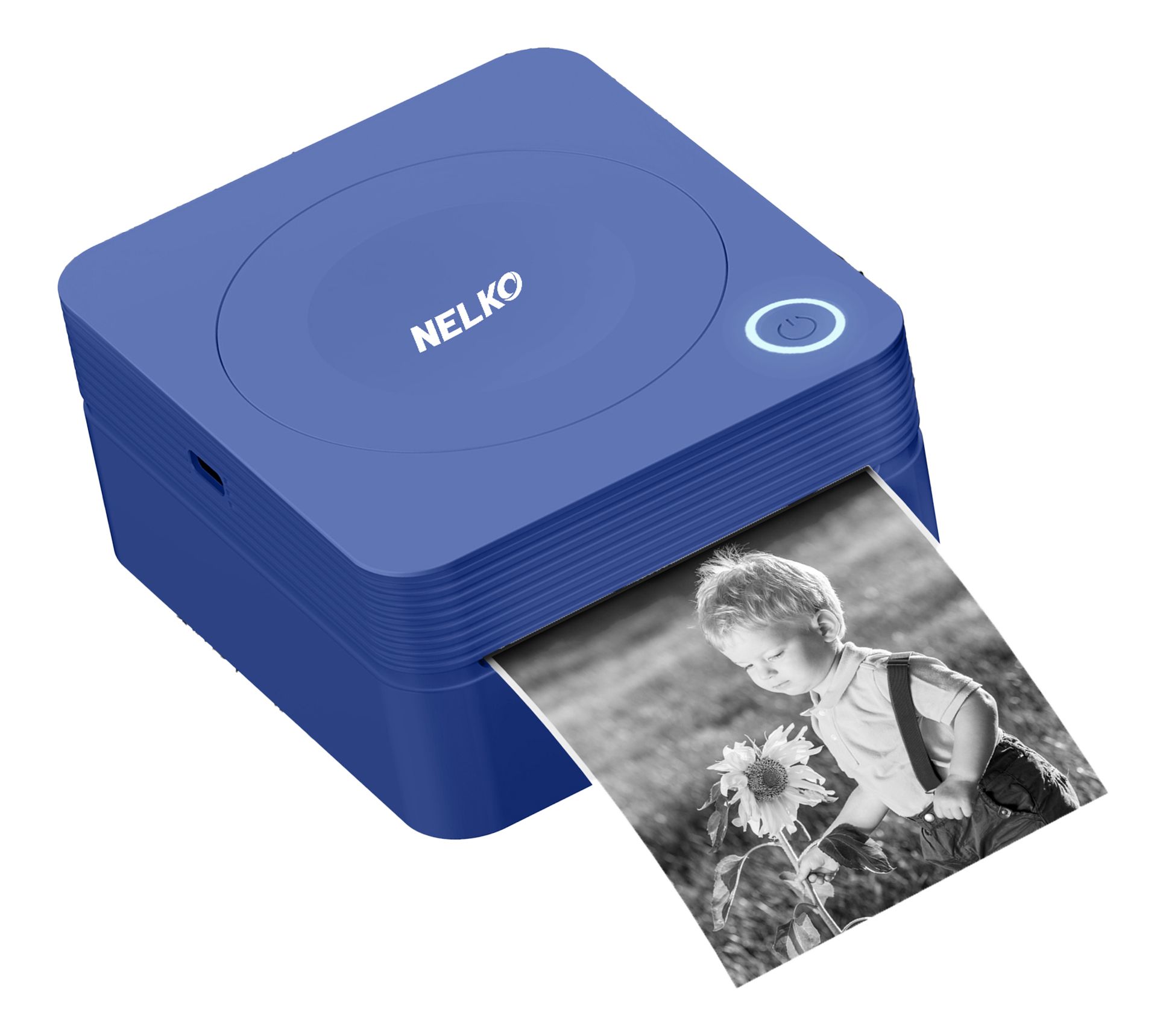 Nelko PM230 Portable Bluetooth Sticker Printer with 2 Rolls