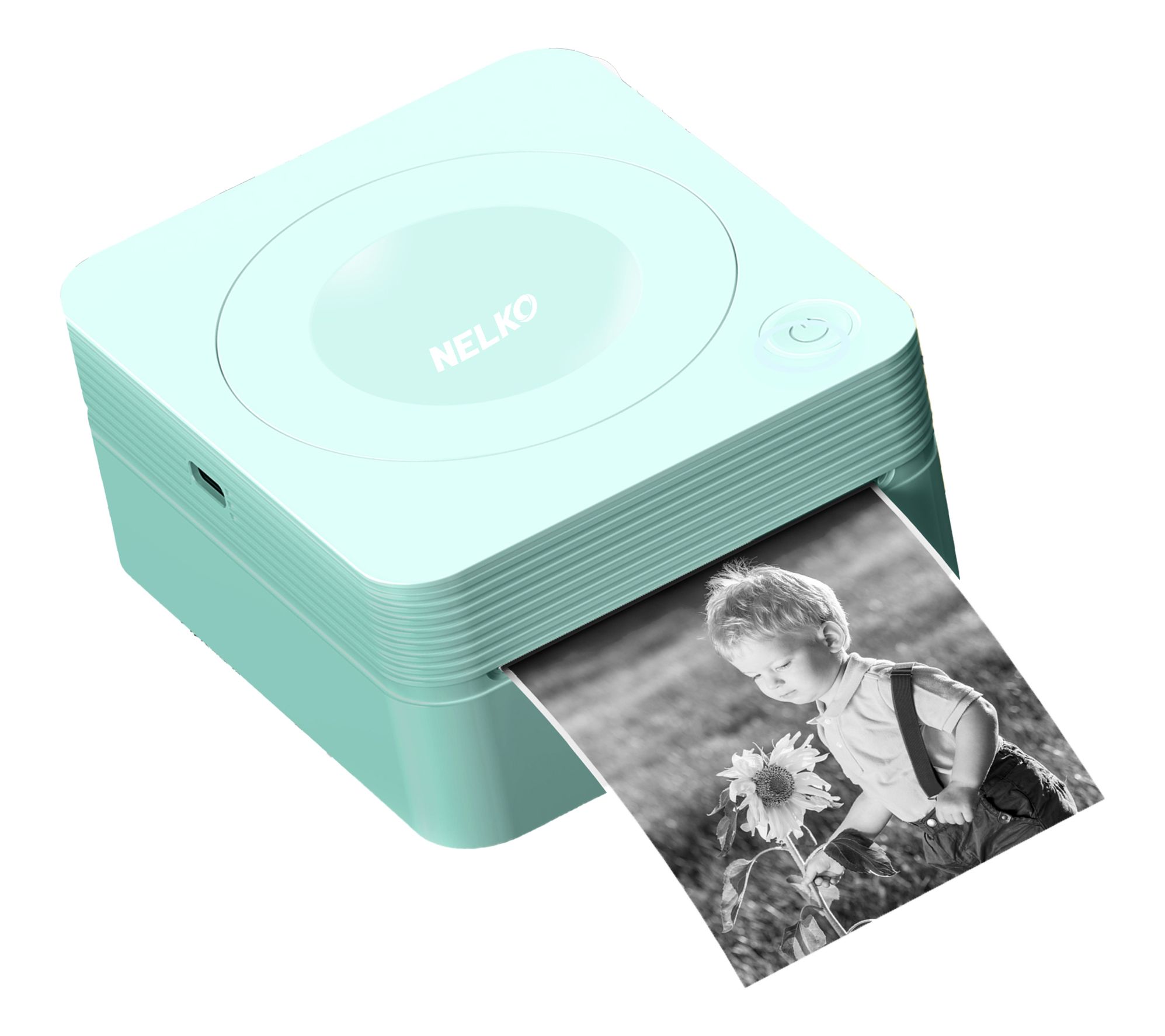 Nelko PM230 Portable Bluetooth Sticker Printerwith 2 Rolls