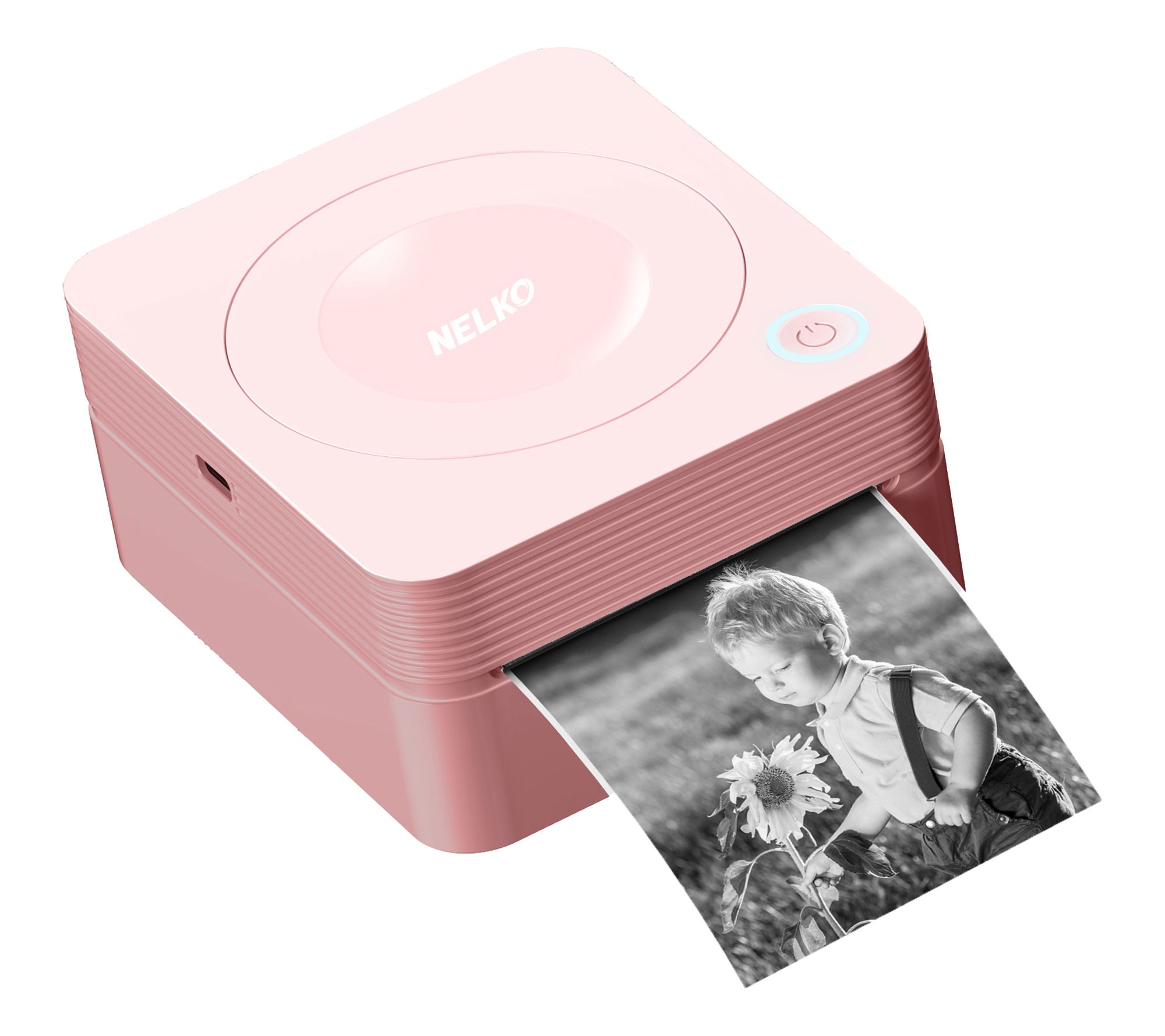 Nelko PM230 Portable Bluetooth Sticker Printerwith 2 Rolls