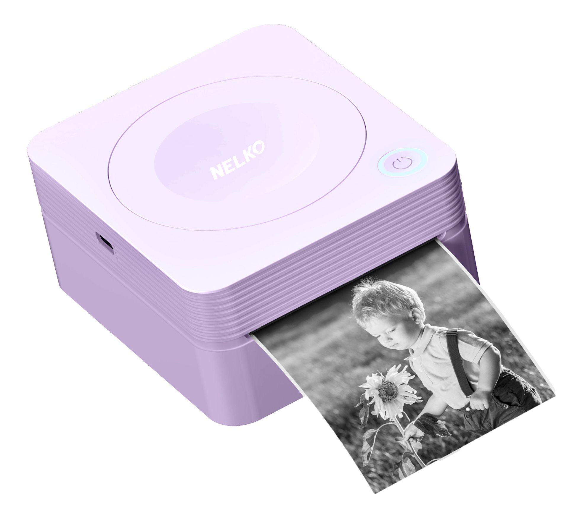 Nelko PM230 Portable Bluetooth Sticker Printerwith 2 Rolls