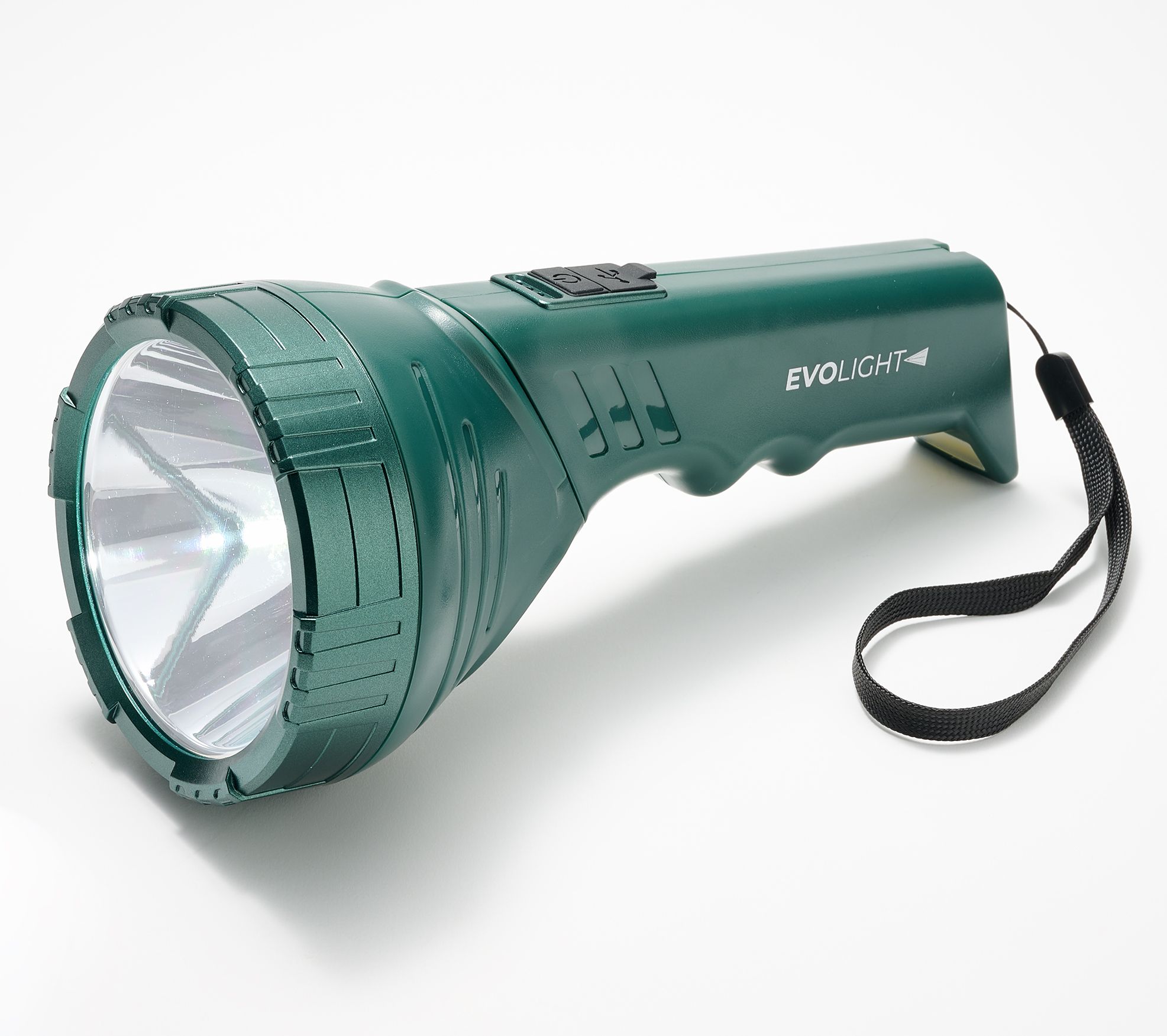 EVOLight Rechargeable LED Flashlight with Built-in Power Bank