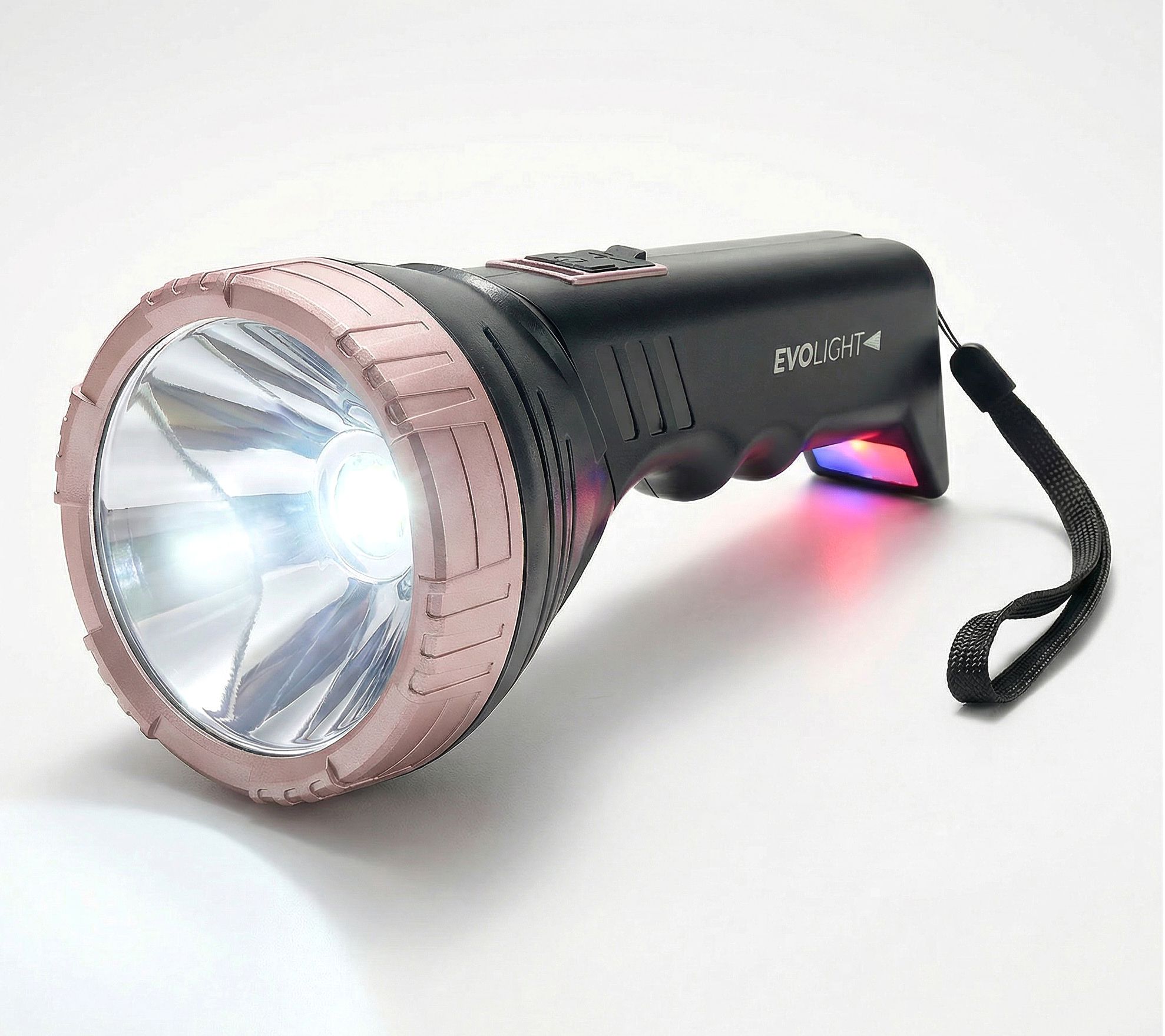 EVOLight Rechargeable LED Flashlight with Built-in Power Bank