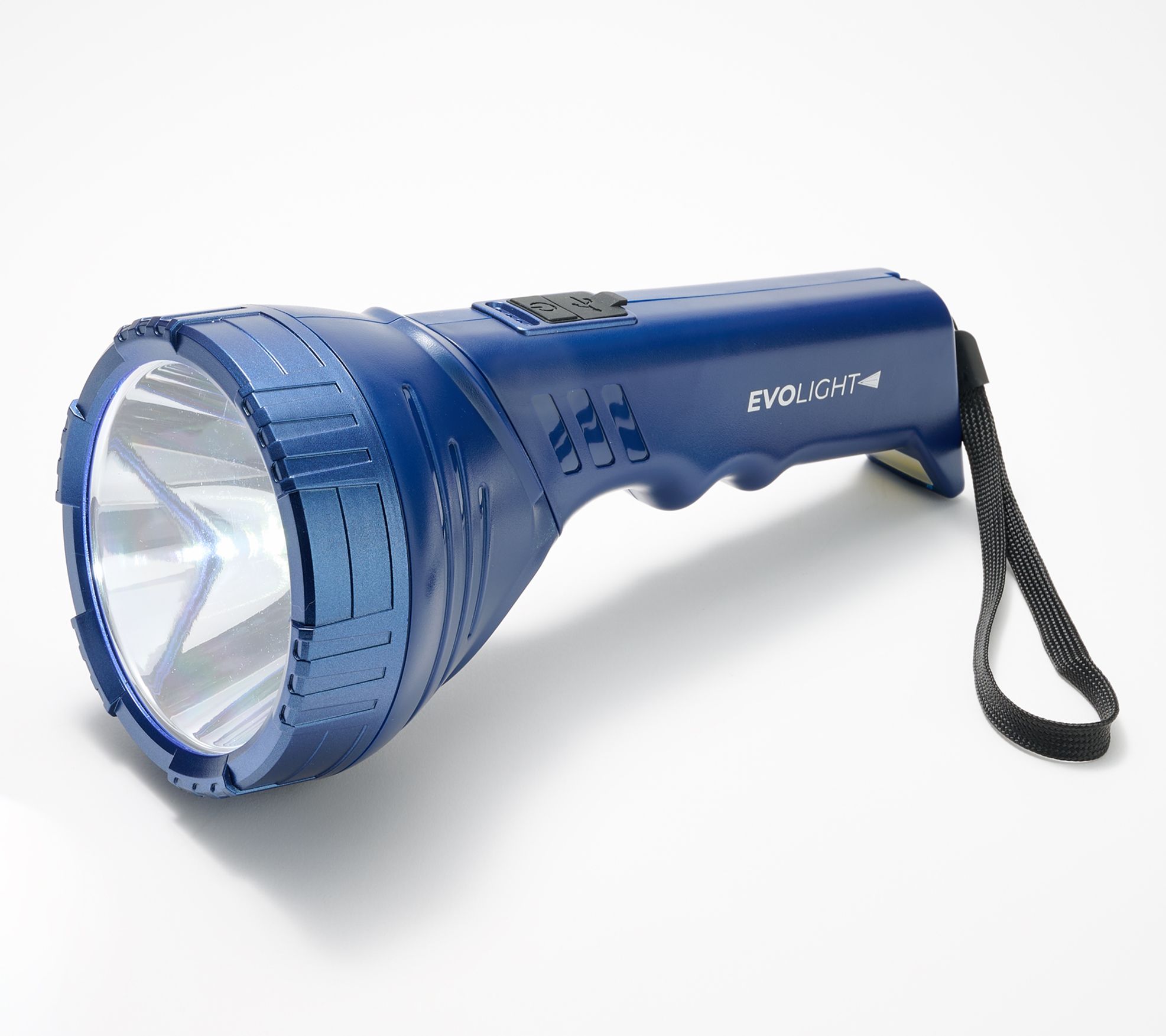 EVOLight Rechargeable LED Flashlight with Built-in Power Bank