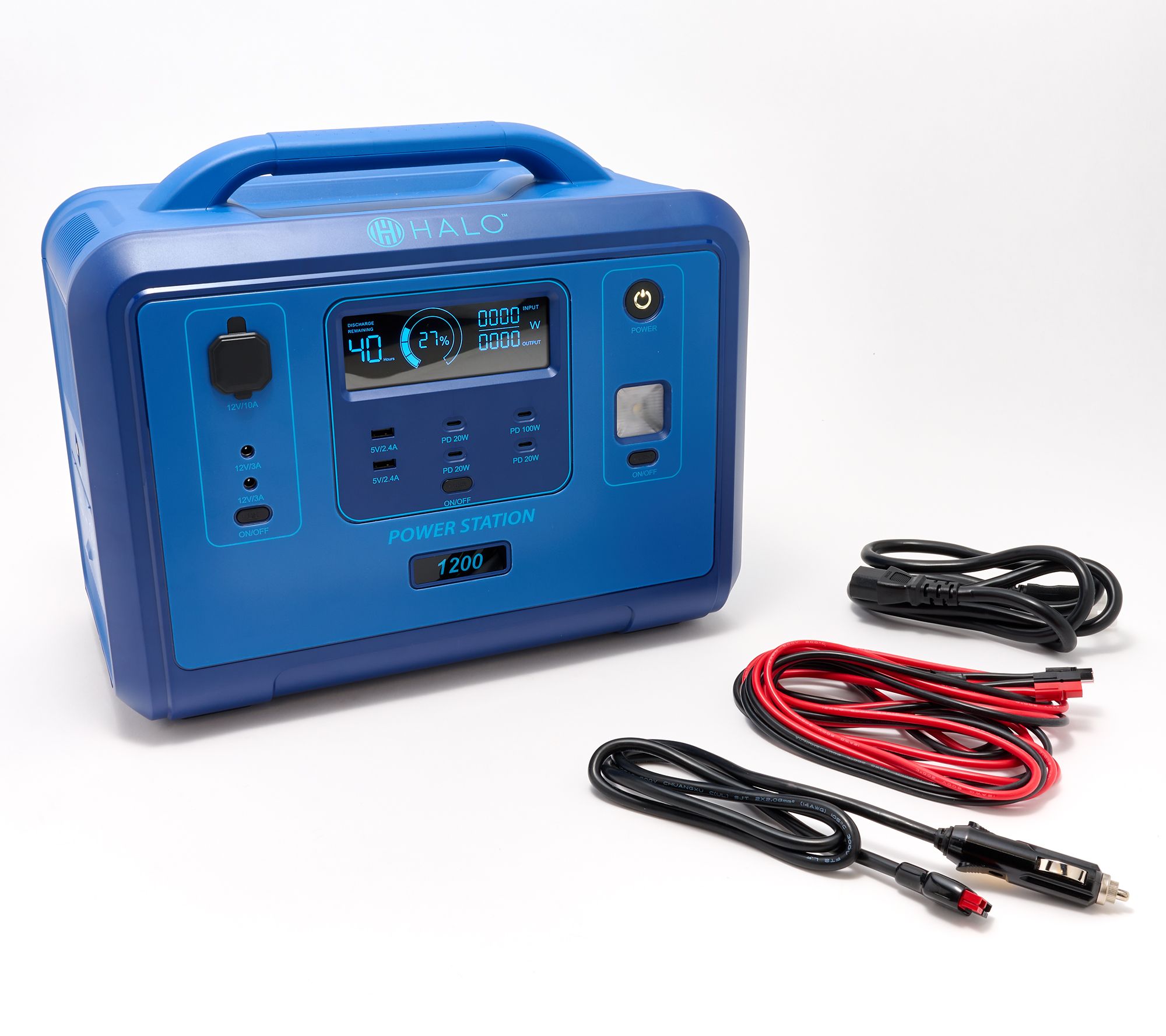 HALO 1200Wh Portable Power Station with 13 Outlets