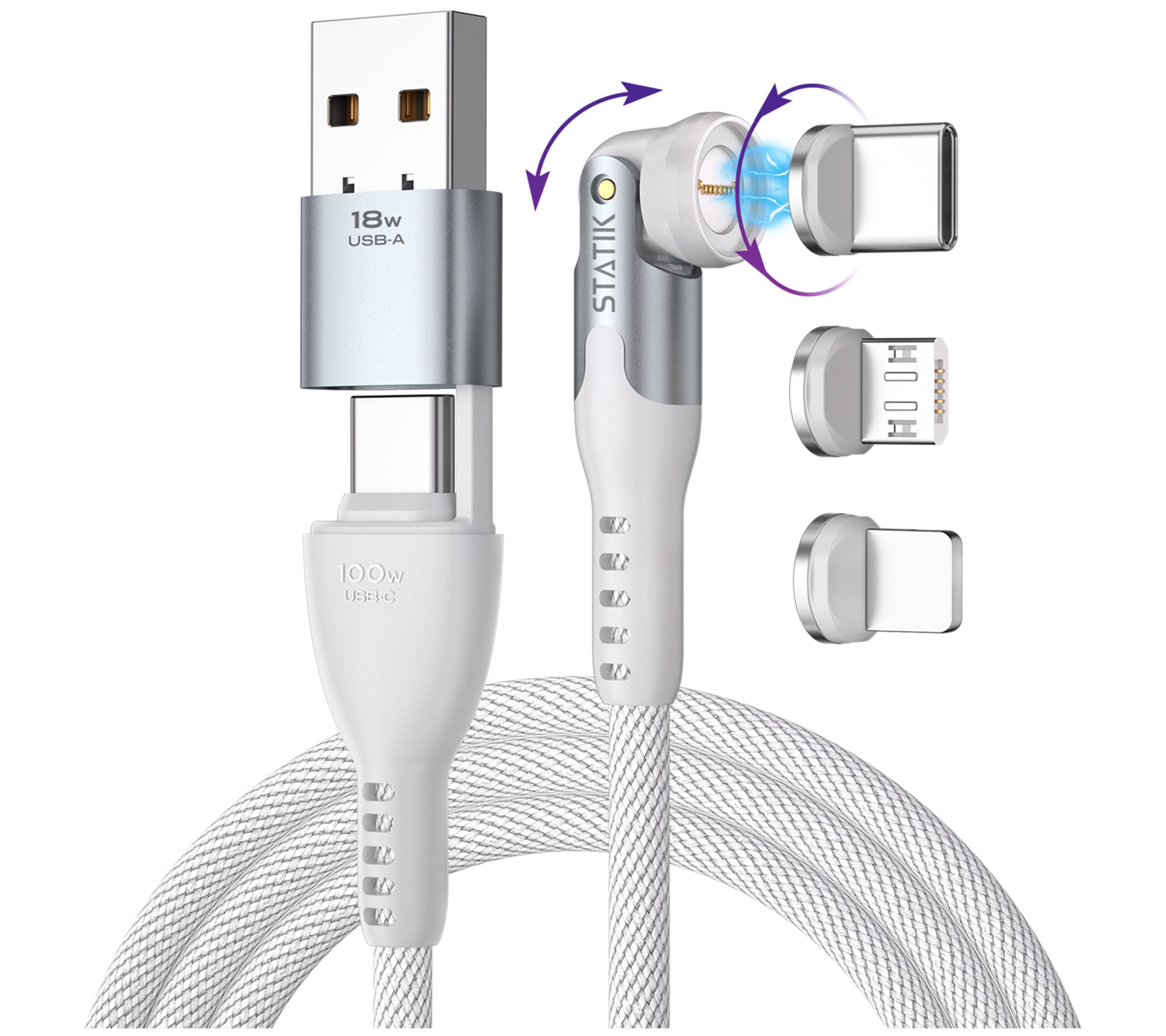 Statik 360 Pro Magnetic 2m Cable