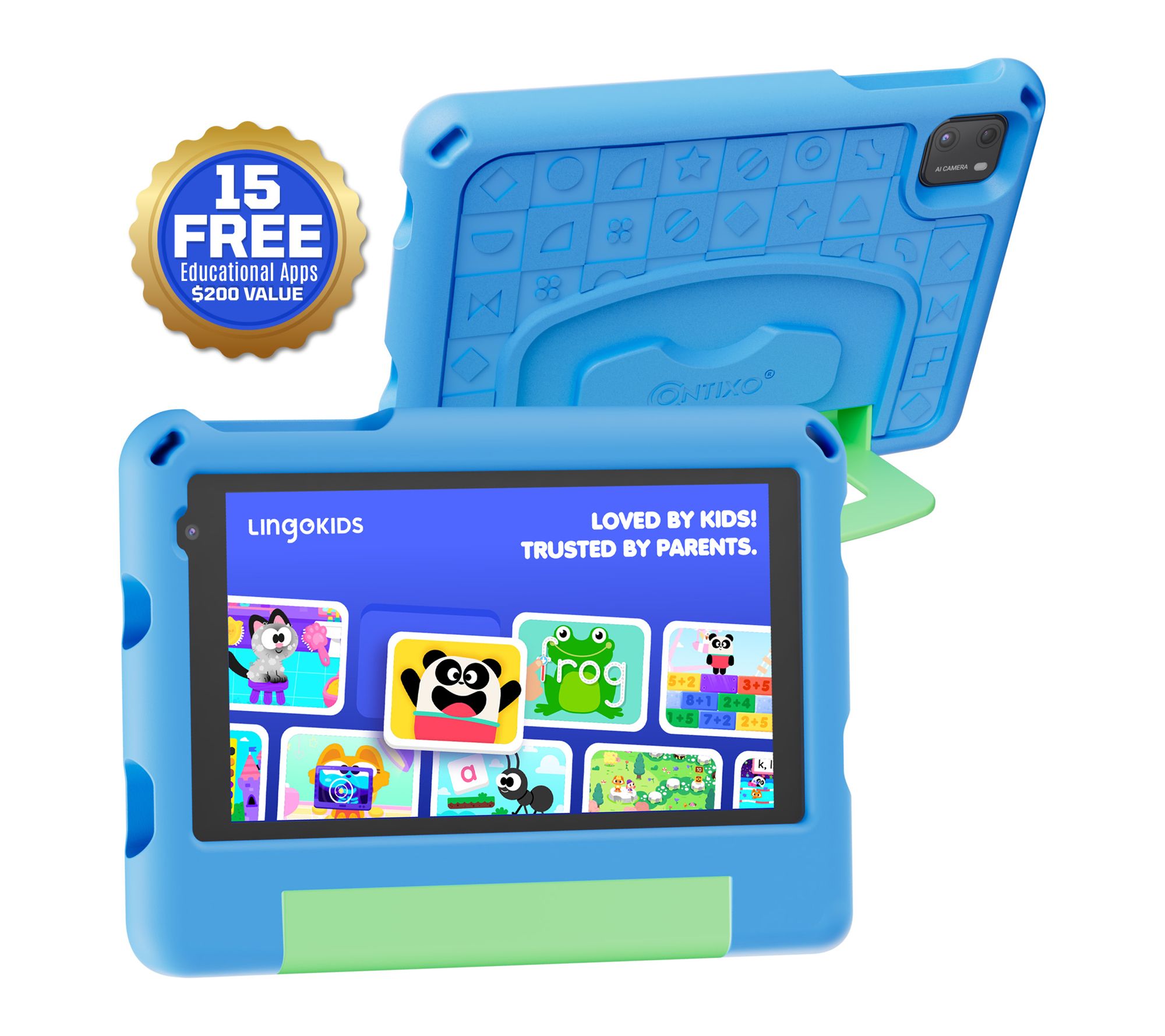 Contixo 7" A7 Kids Tablet with Epic! and Lingokids 32GB