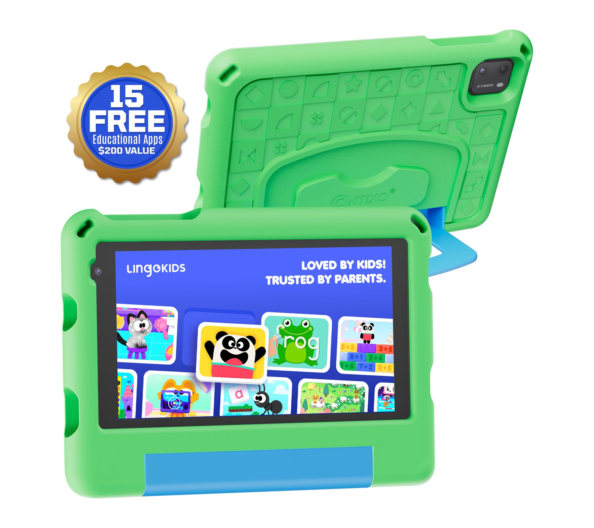 Contixo 7" A7 Kids Tablet with Epic! and Lingokids 32GB