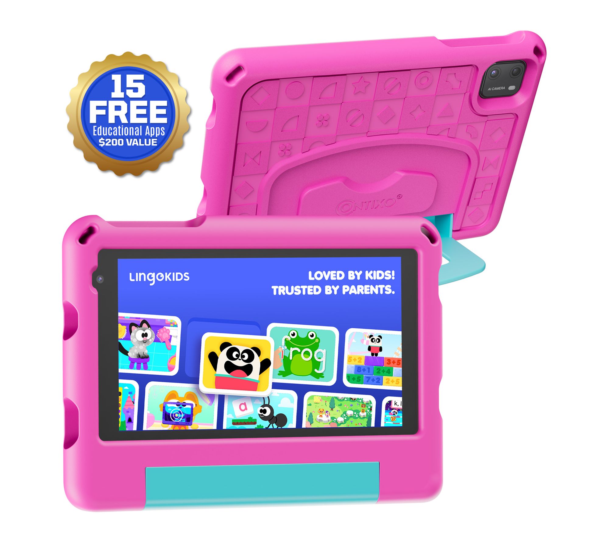 Contixo 7" A7 Kids Tablet with Epic! and Lingokids 32GB