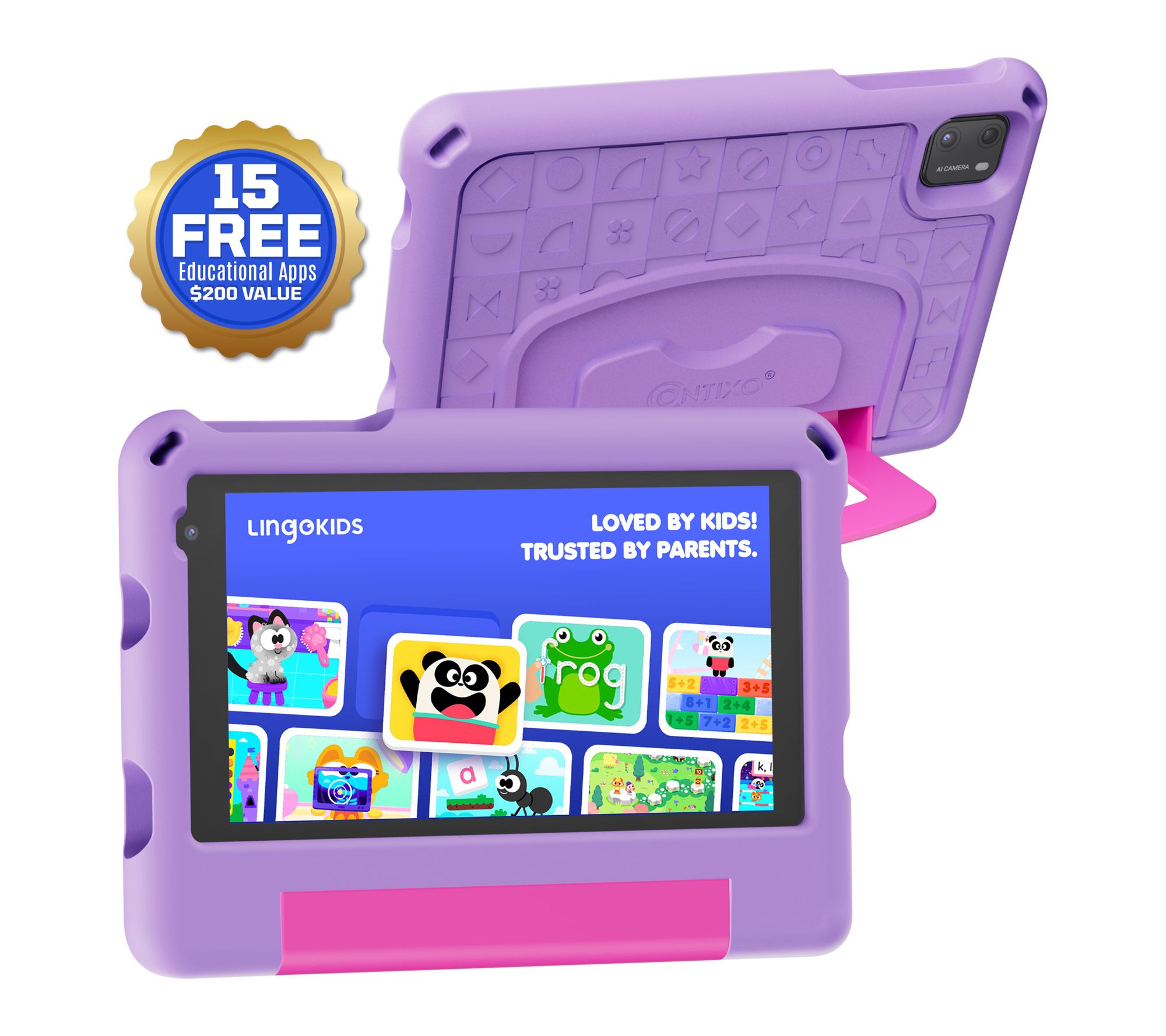Contixo 7" A7 Kids Tablet with Epic! and Lingokids 32GB