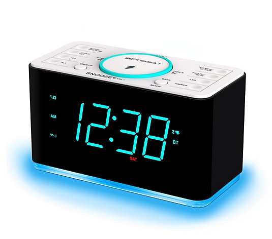 Emerson Smartset Alarm Clock Radio with LED Nig ht Light