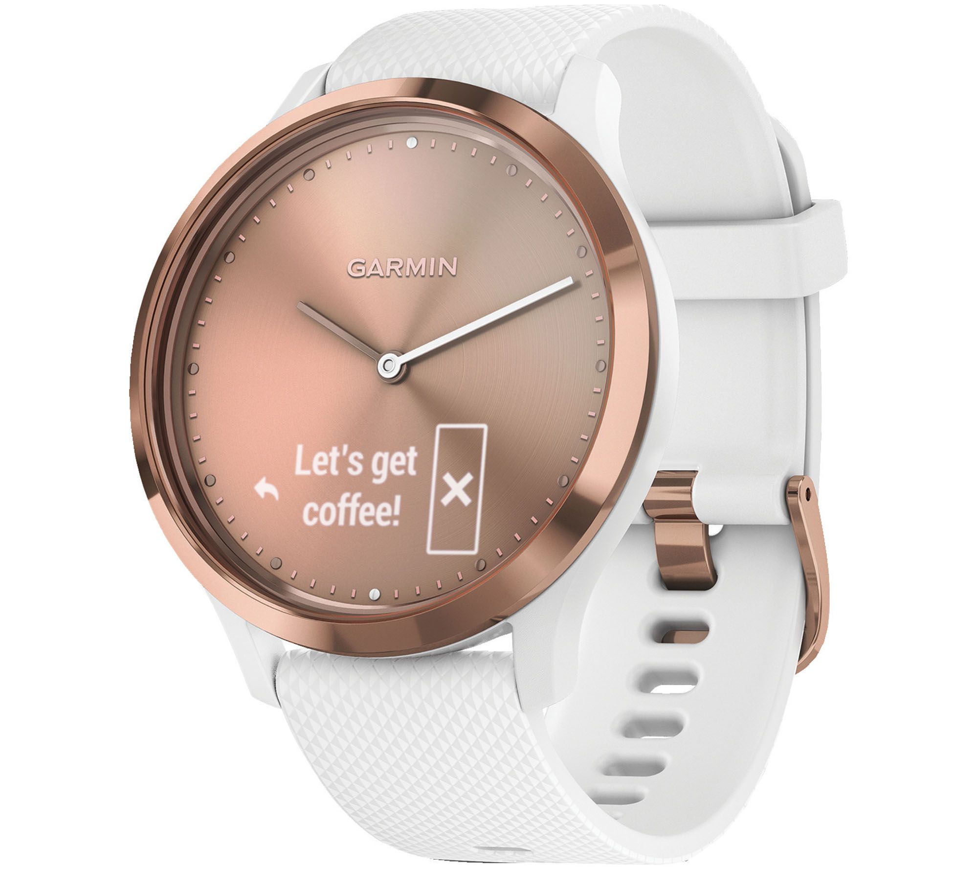 garmin hr vivomove rose gold