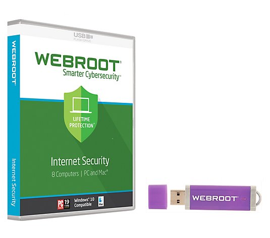 Webroot Anti Virus 8 Computer Security Software