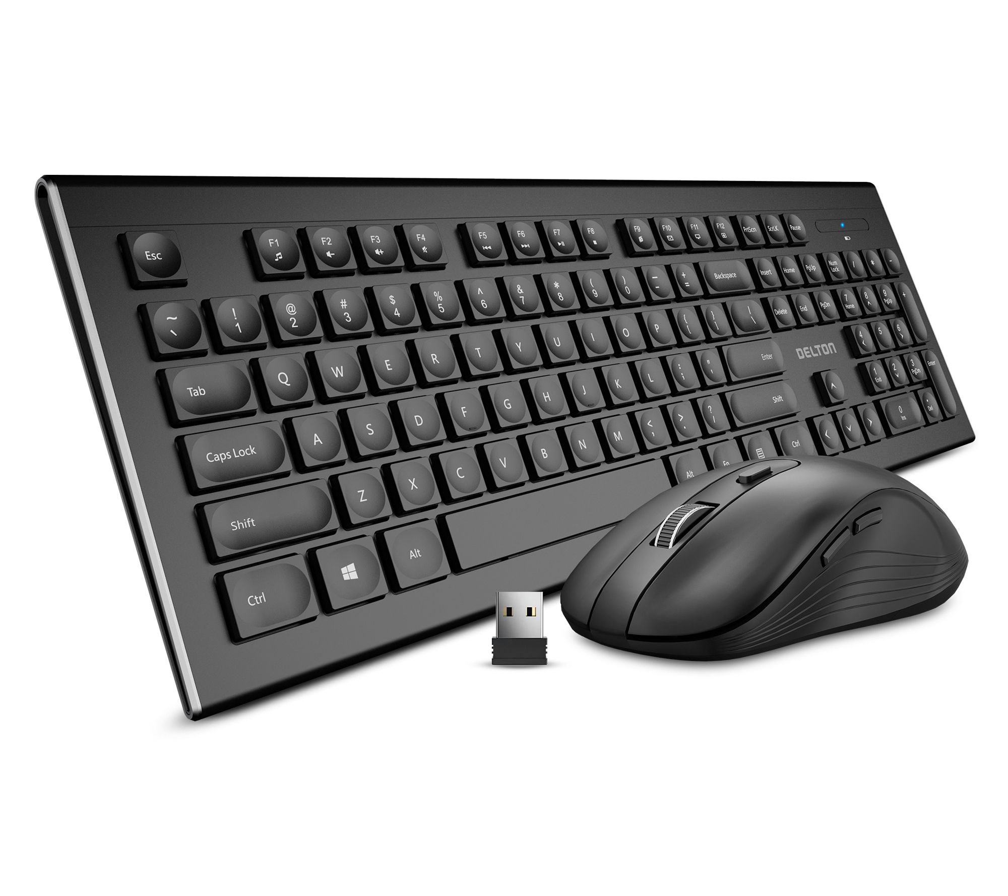 Delton Ultra Slim KB7 Wireless Keyboard and S8Mouse Combo
