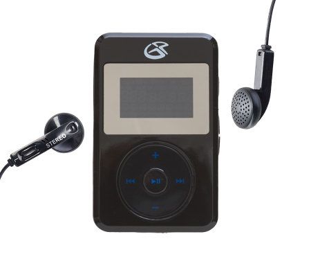 GPX 2GB MP3 Digital Audio Player with Stereo Earbuds - QVC.com