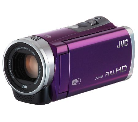 JVC Everio GZ-EX310 1080p Full HD Camcorder w/ Wifi & Case QVC.com