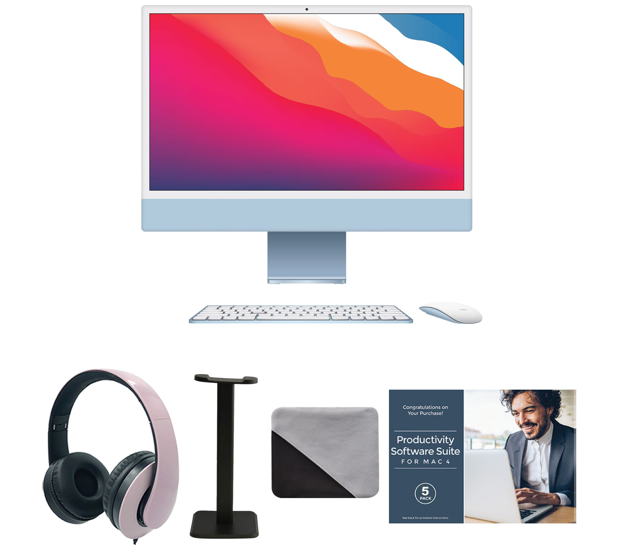 Apple iMac 24" M1 256GB 8-Core CPU 8-Core GPU B undle