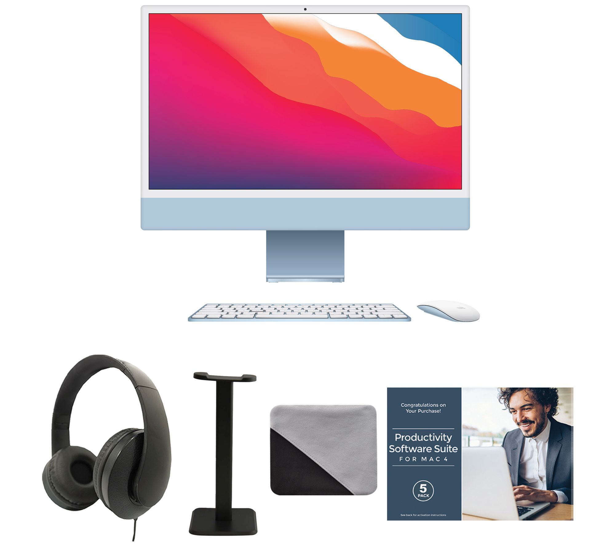 Apple iMac 24" M1 256GB 8-Core CPU 8-Core GPU B undle