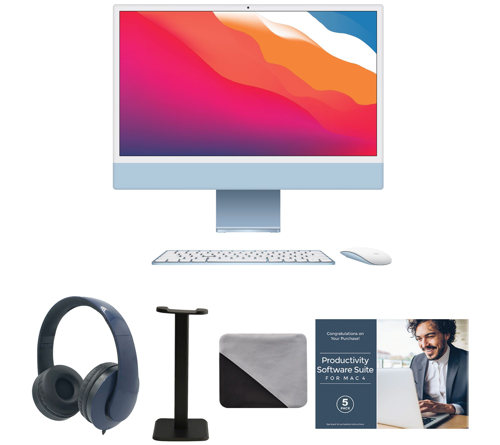 Apple iMac 24" M1 256GB 8-Core CPU 8-Core GPU B undle