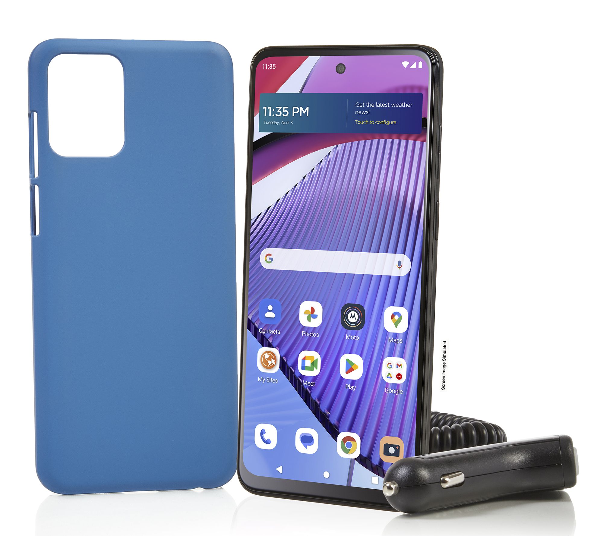 Tracfone 6.5" Moto G Power 5G Smartphone with 1500mb Talk/Text/Data