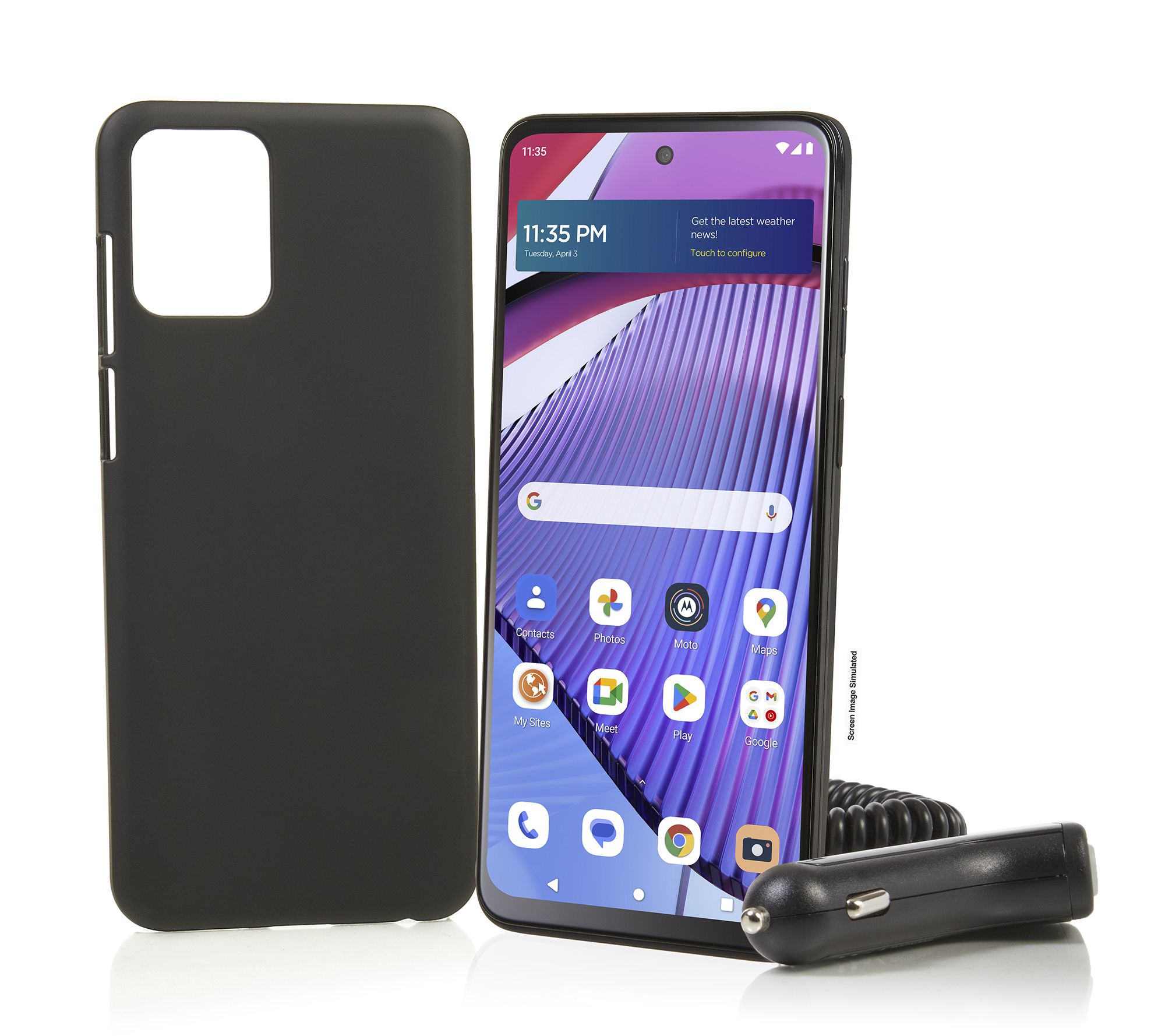Tracfone 6.5" Moto G Power 5G Smartphone with 1500mb Talk/Text/Data