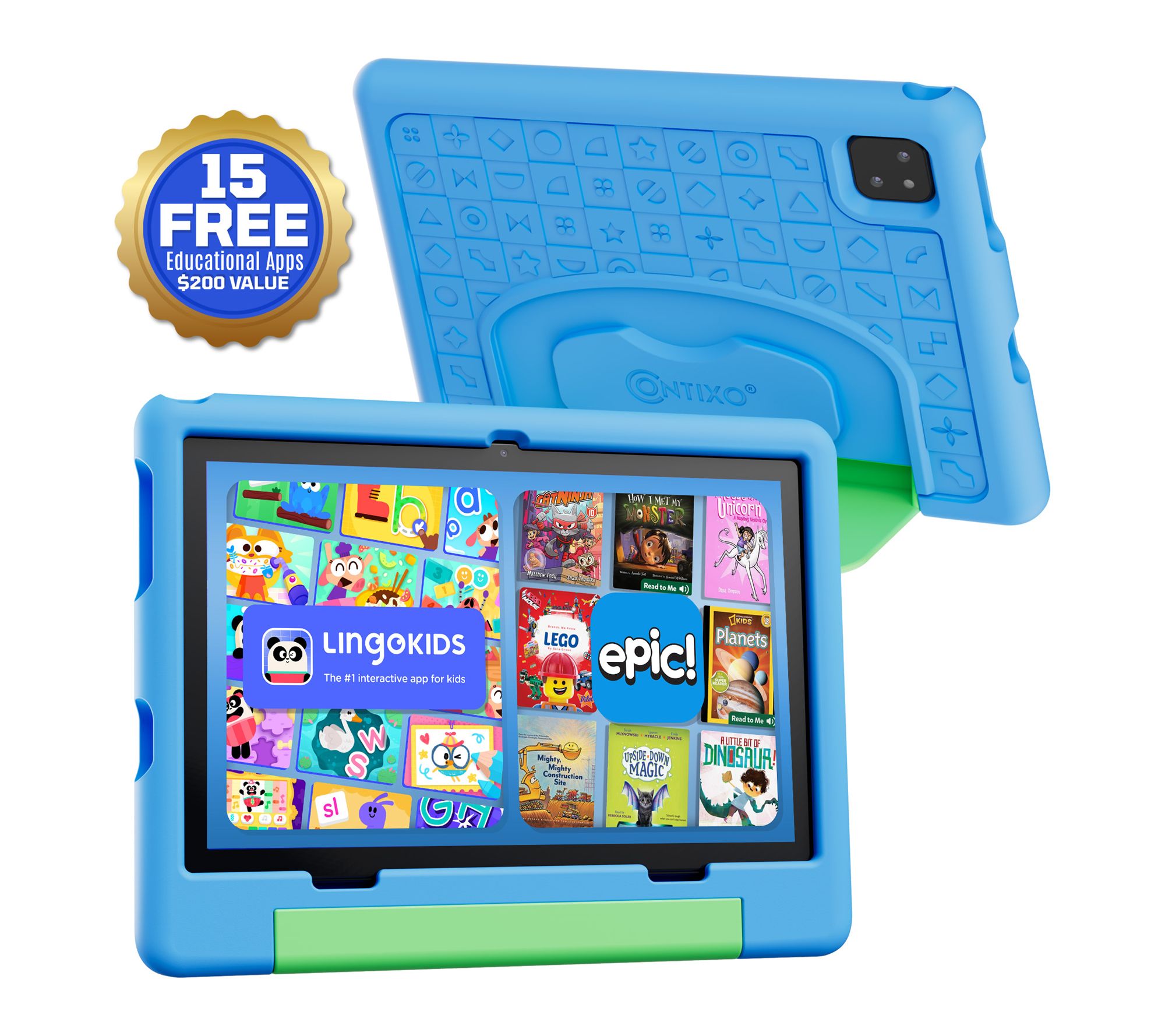 Contixo 10" A10 Kids Tablet with Epic! and Lingokids 64GB