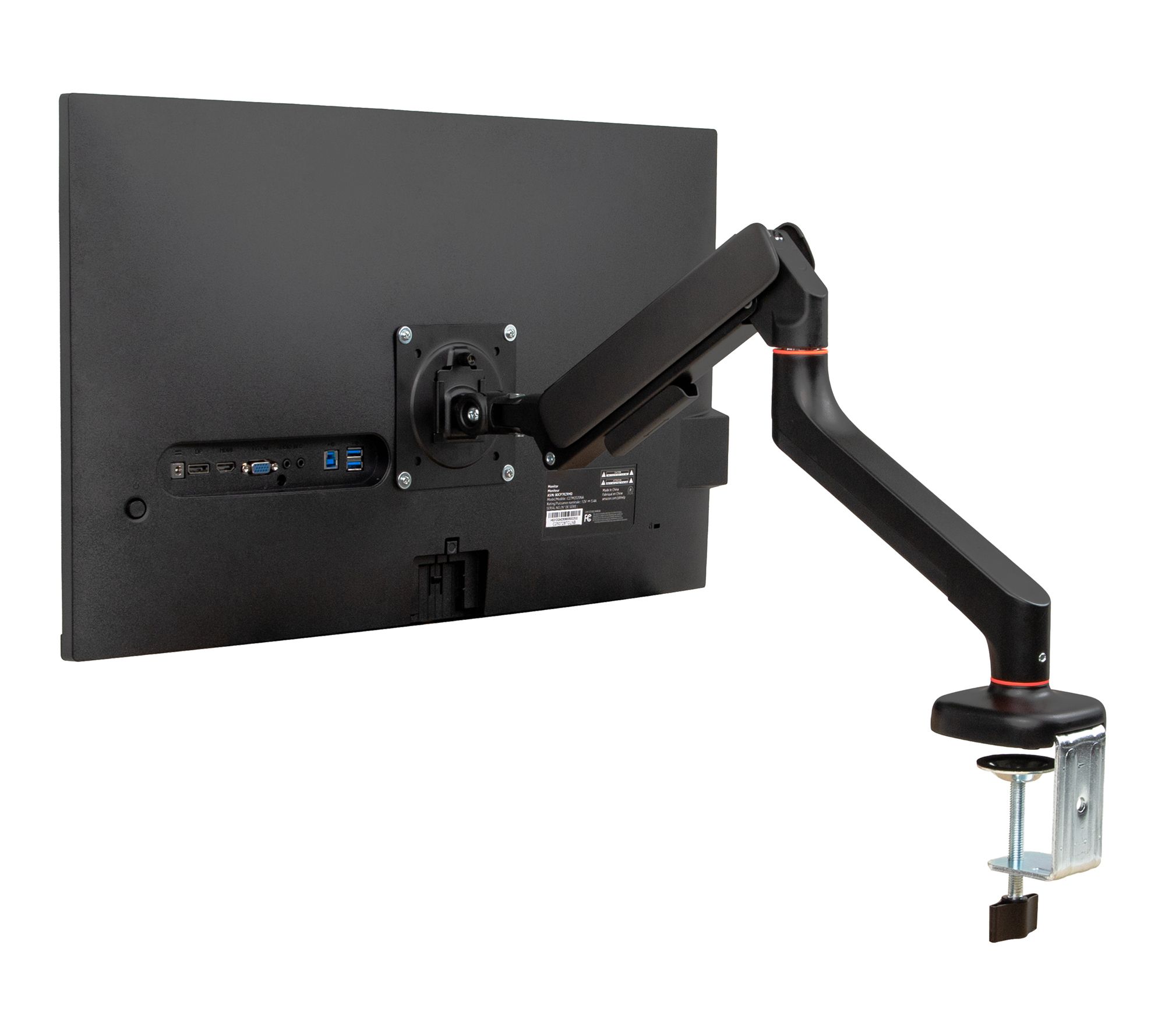 Mind Reader Counter-Balance Gas Spring MonitorArm, 13"-32"