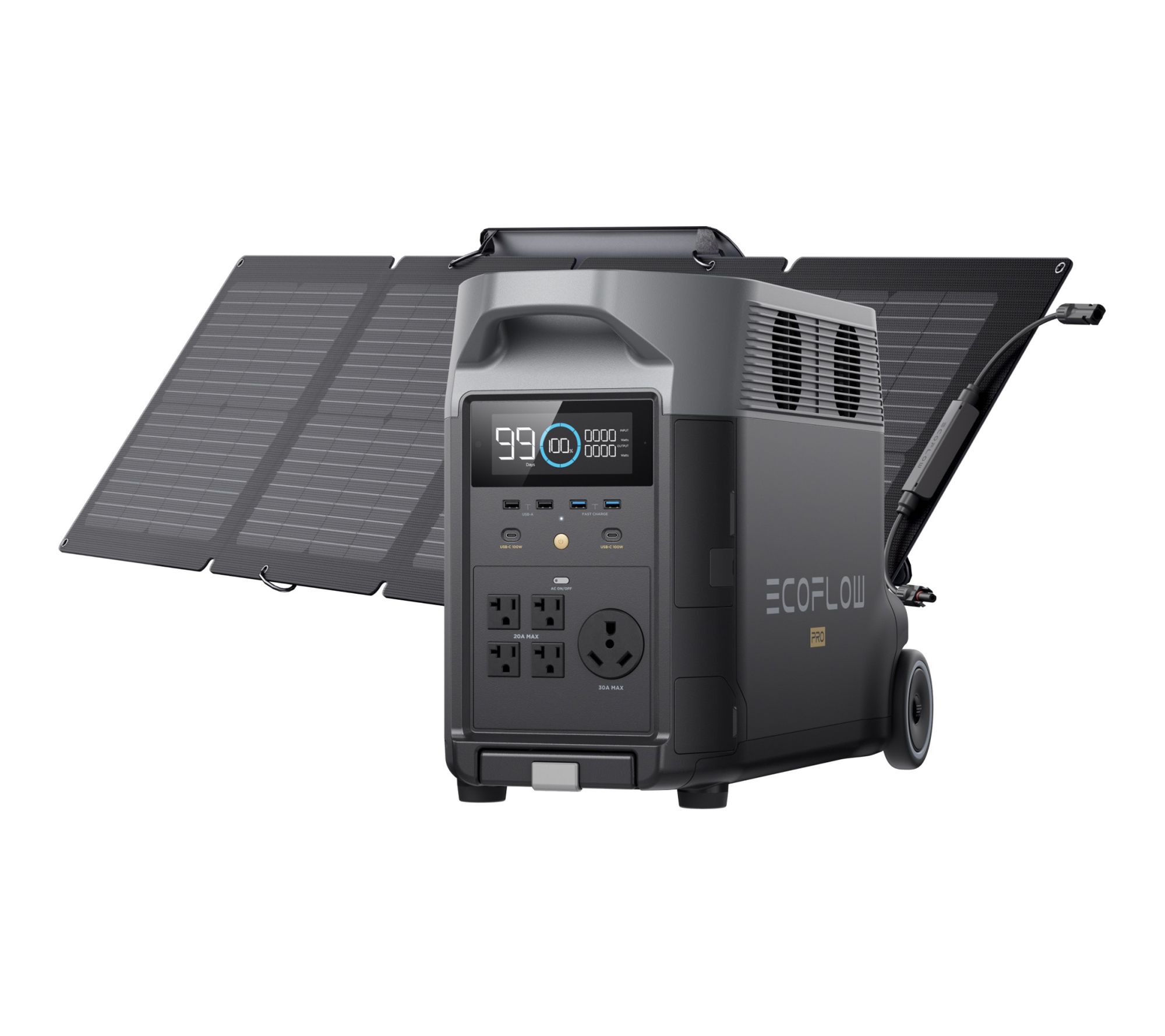 Ecoflow DELTA Pro 3600Wh Portable Power Station & 110W Solar
