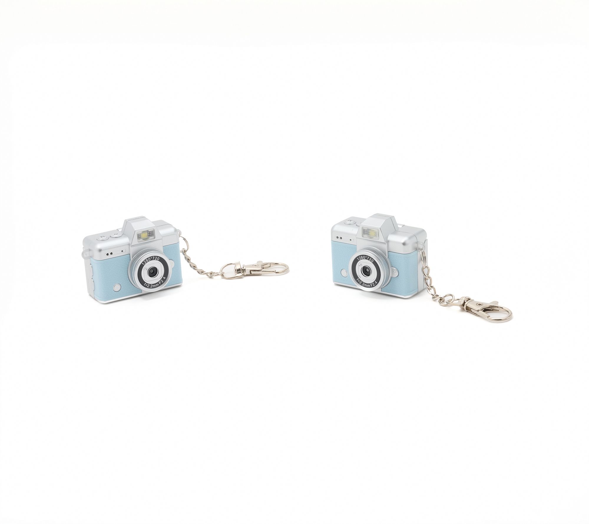  Vivitar Set of 2 Mini Keychain Cameras