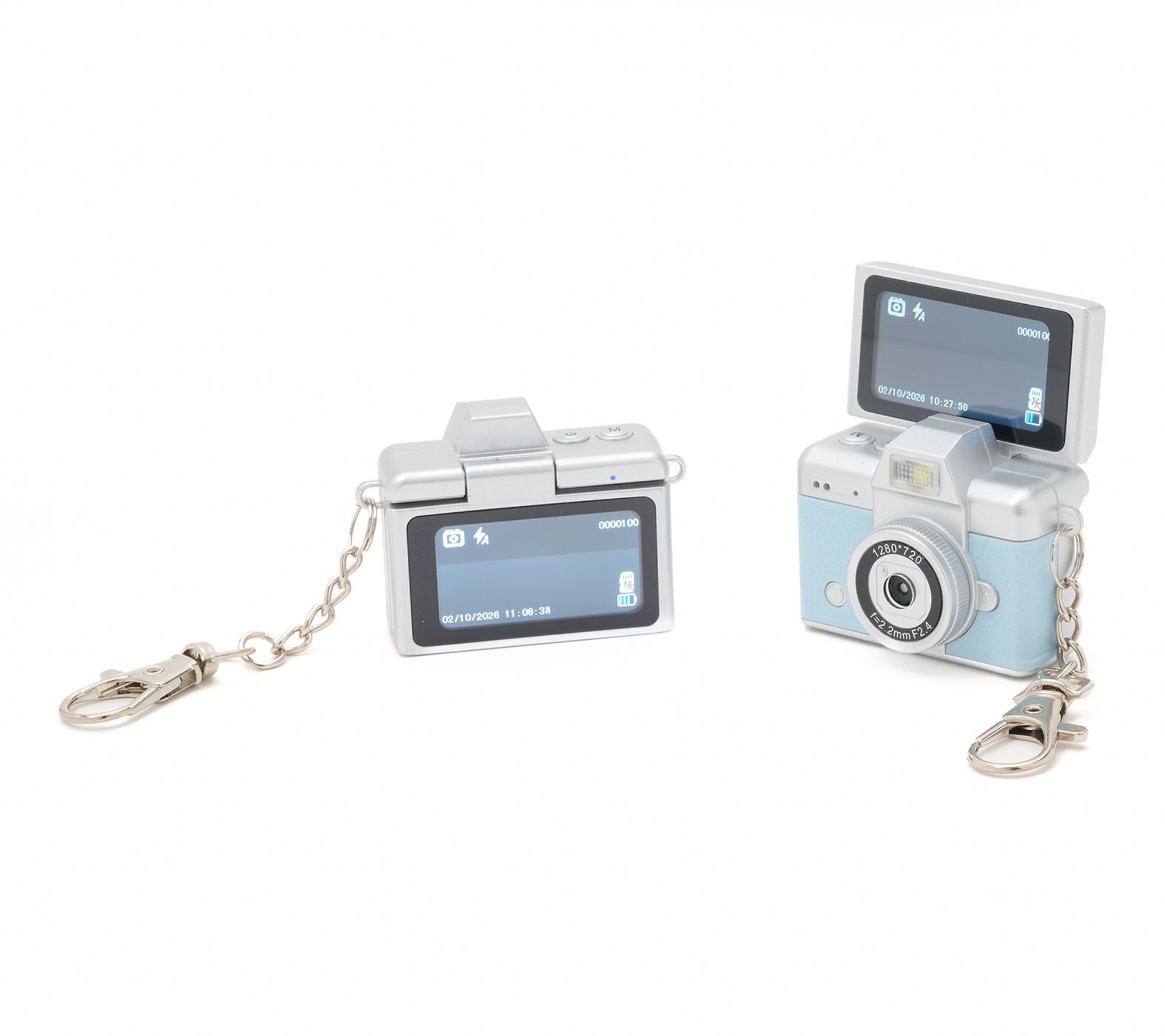 Vivitar Set of 2 Mini Keychain Cameras | QVC