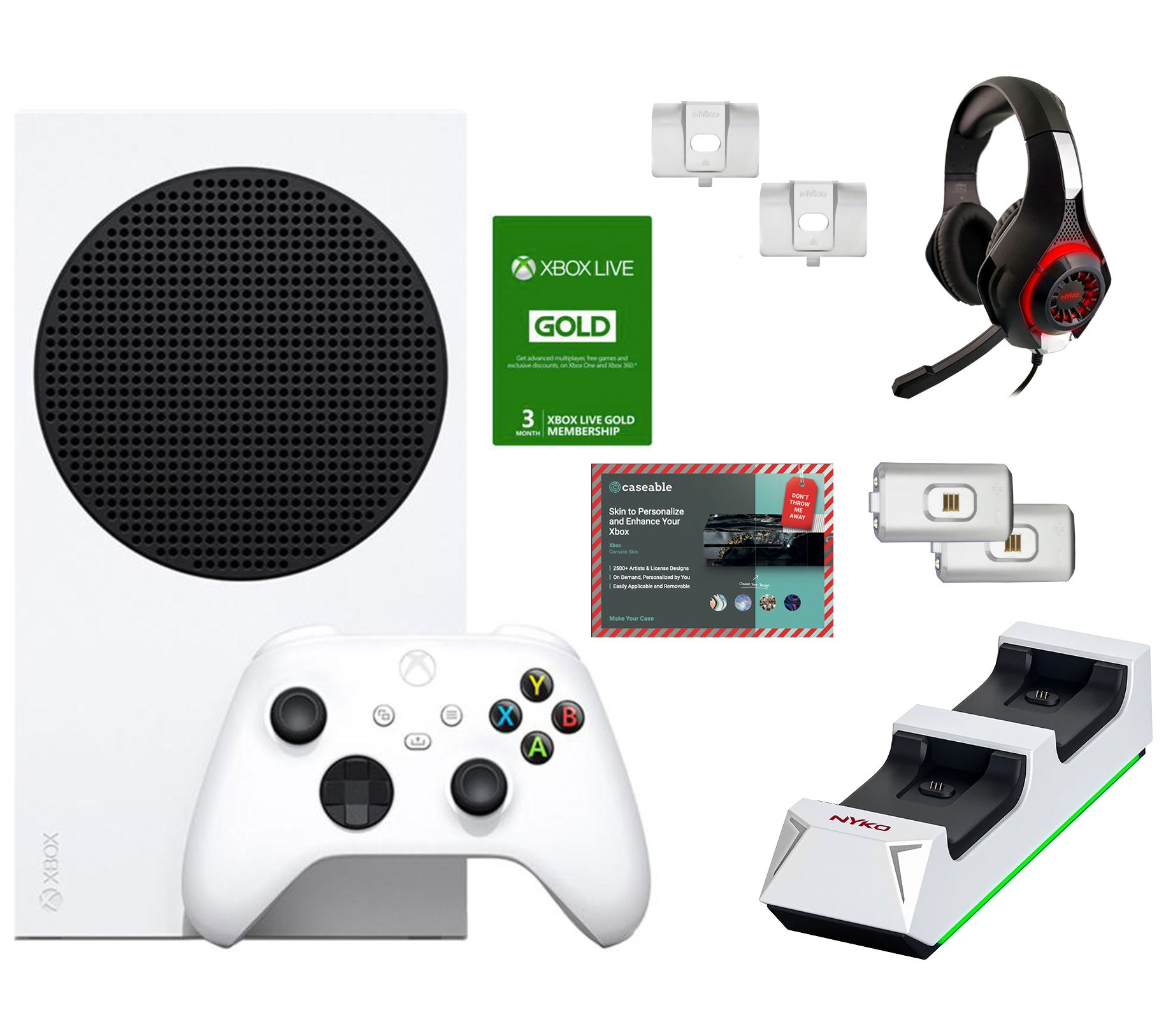 Xbox Series S 512GB w/ Xbox Live, Headset, and Accessories - QVC.com