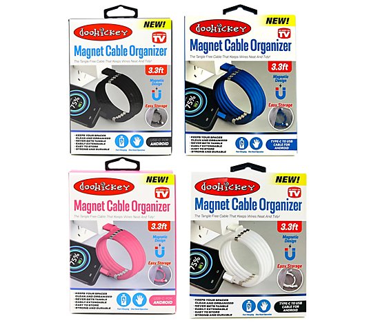 Doohicky USB Magnetic Cable 4-Pack for Android Devices