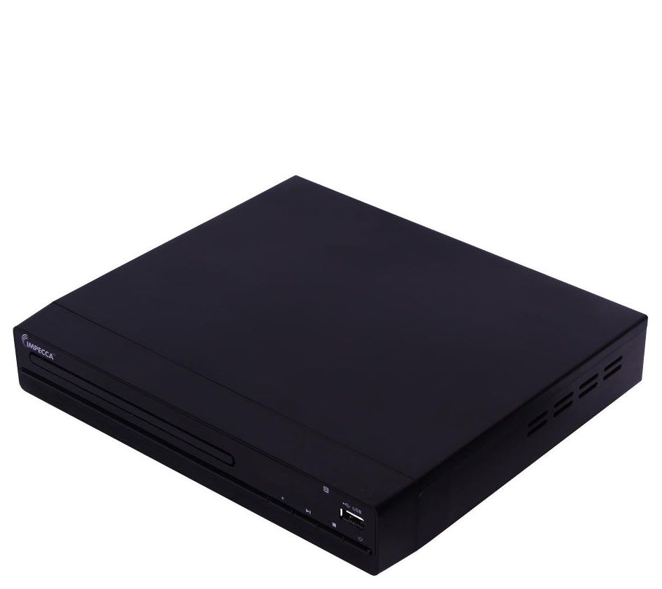 Impecca Compact Home DVD Player with 6' HDMI Cable